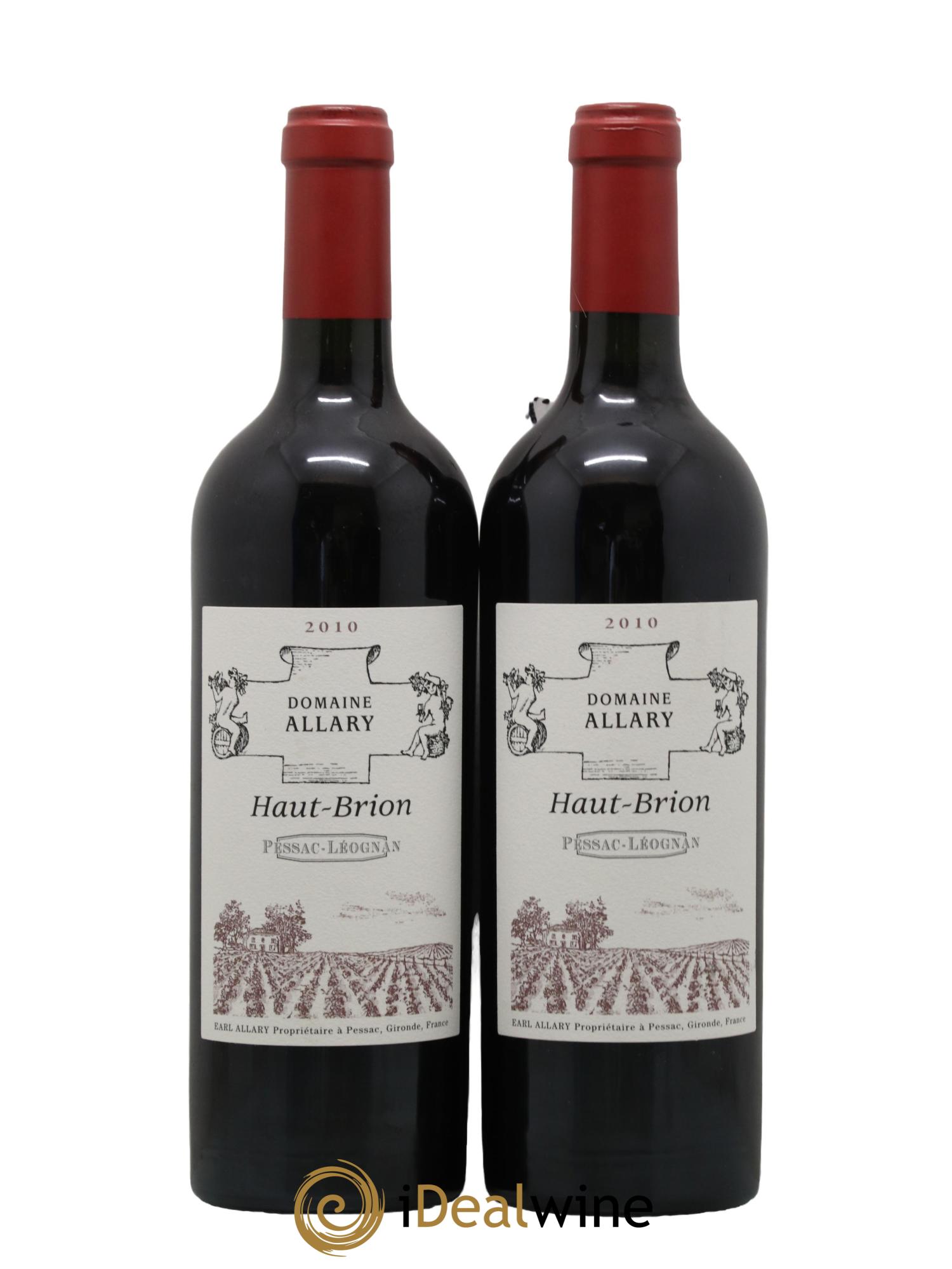Domaine Allary Haut-Brion 2010 - Lot de 2 bouteilles - 0