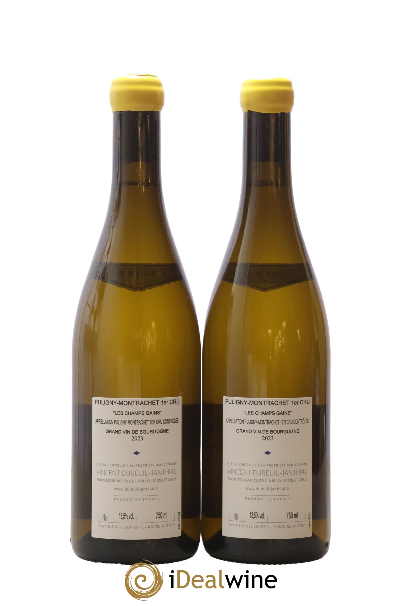 Puligny-Montrachet 1er Cru Les Champs Gains Vincent Dureuil-Janthial 2023 - Lot de 2 bouteilles - 1