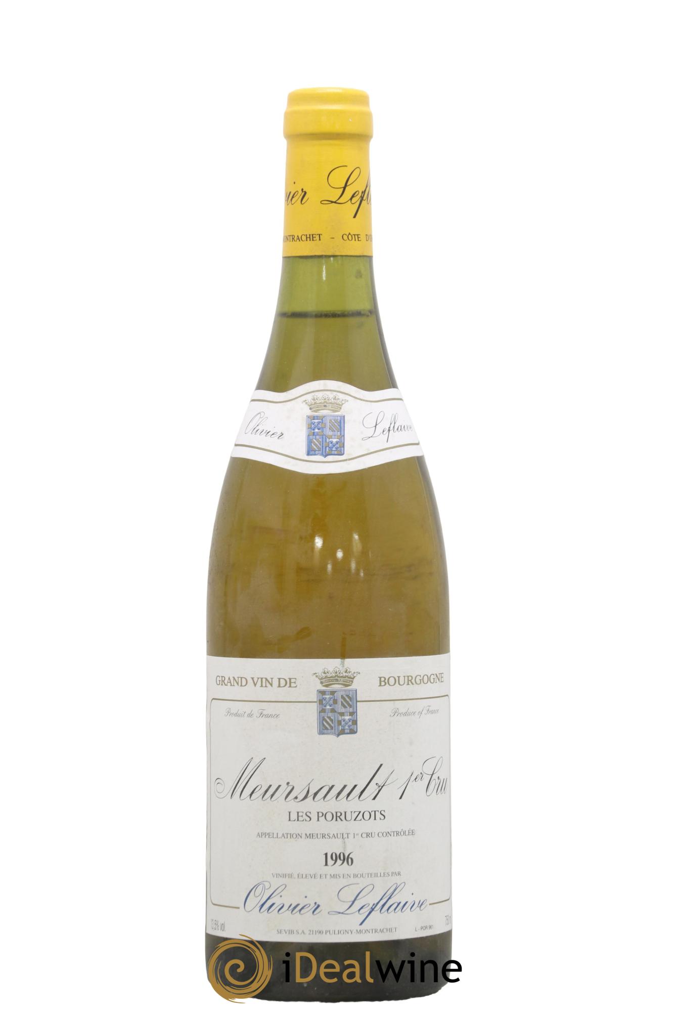 Meursault 1er Cru Poruzots Olivier Leflaive 1996 - Posten von 1 Flasche - 0