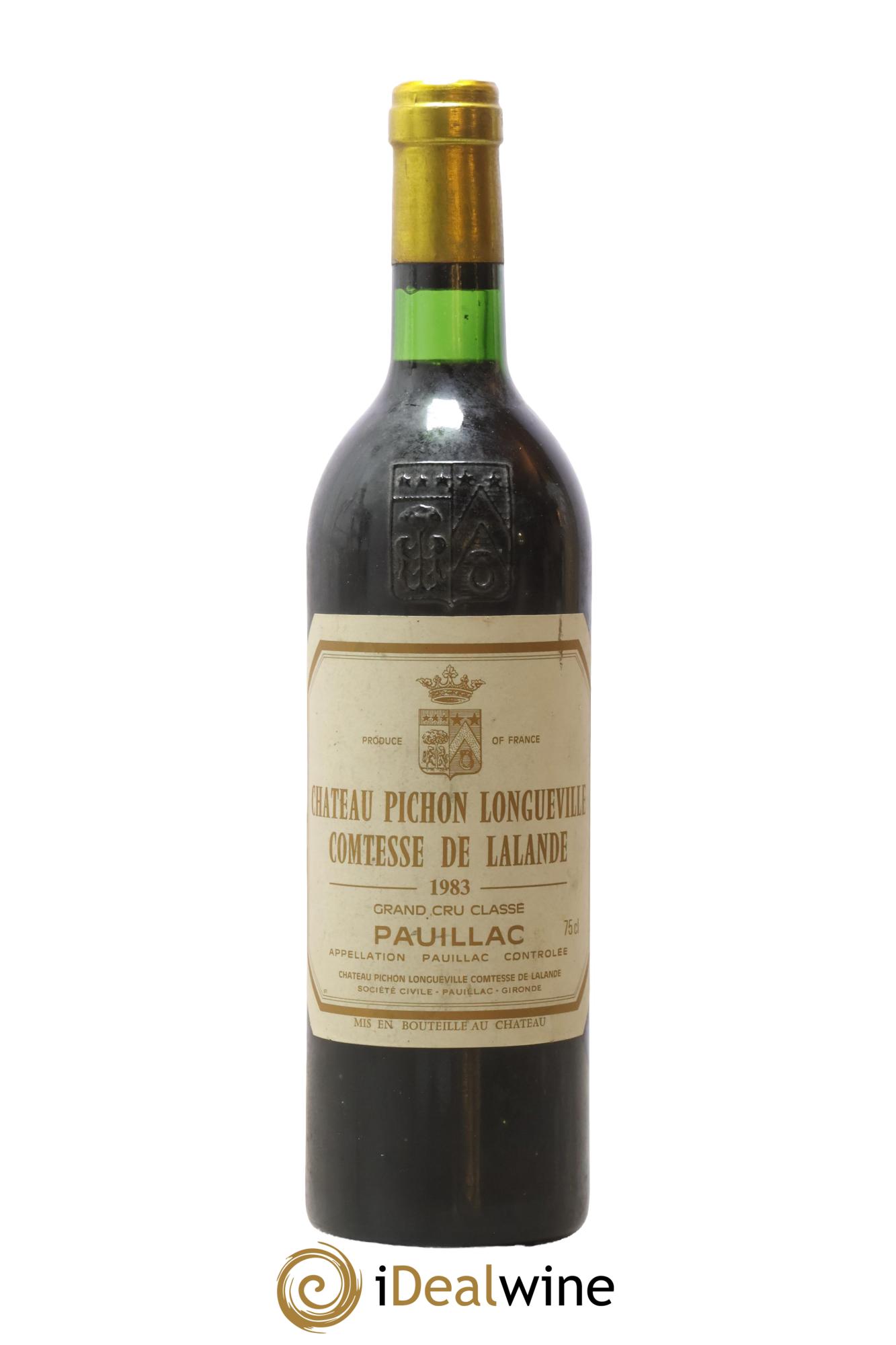 Château Pichon Longueville Comtesse de Lalande 2ème Grand Cru Classé 1983 - Lot de 1 bouteille - 0