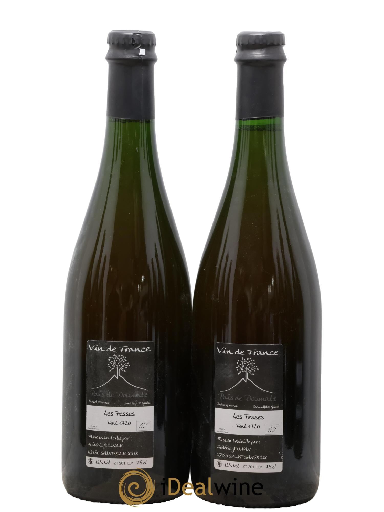 Vin de France Les Fesses Vignoble de l'Arbre Blanc 2017 - Lotto di 2 bottiglie - 1