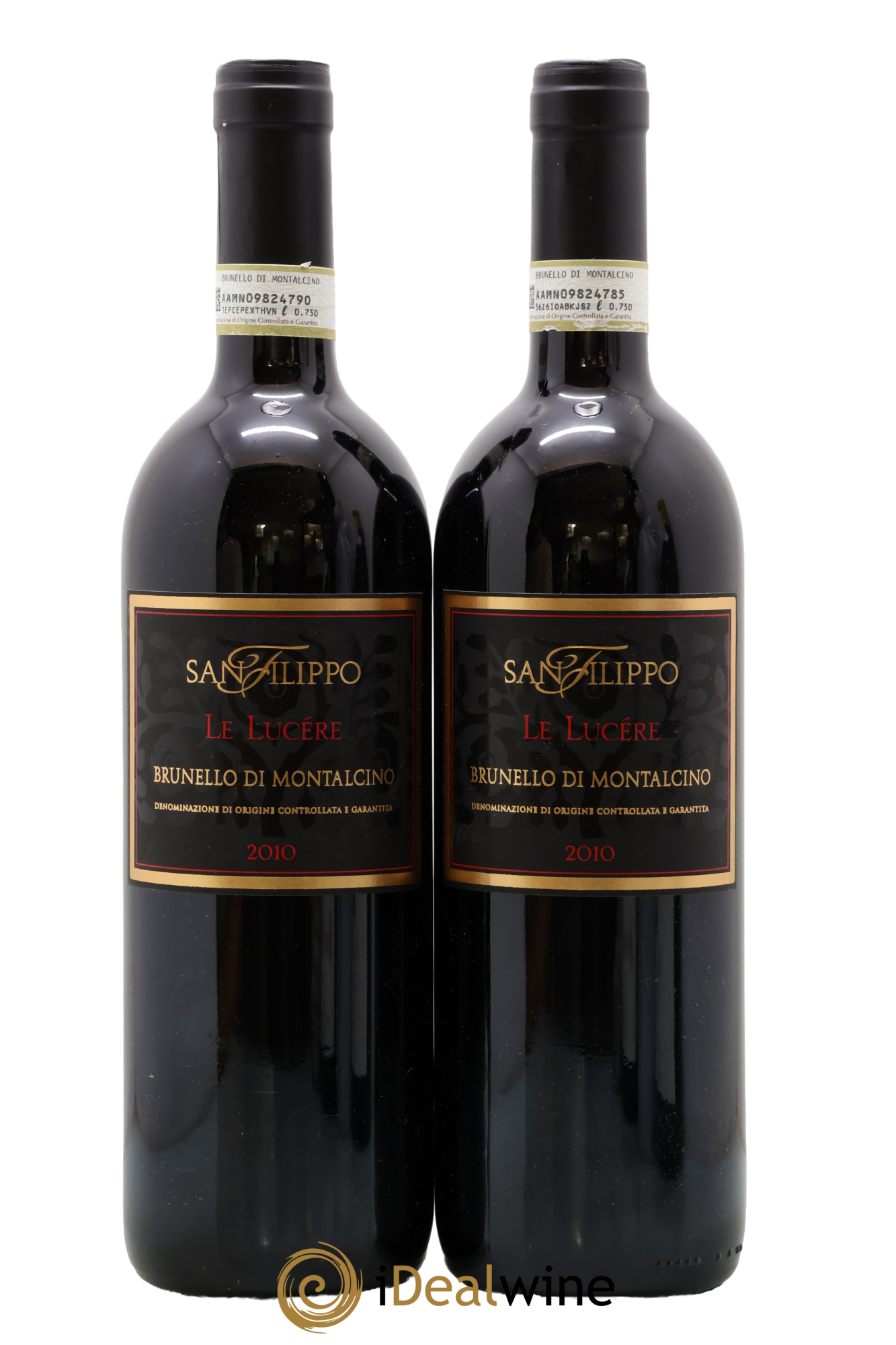 Brunello di Montalcino Le Lucere San Filippo 2010 - Lot de 2 bouteilles - 0