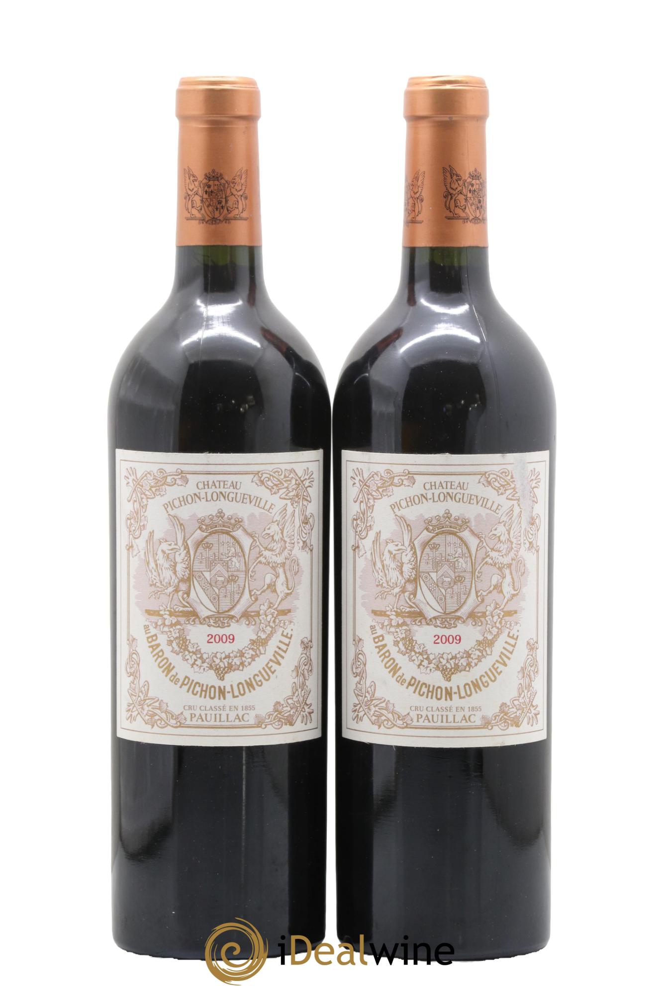 Pichon Longueville Baron 2ème Grand Cru Classé 2009 - Lot of 2 bottles - 0