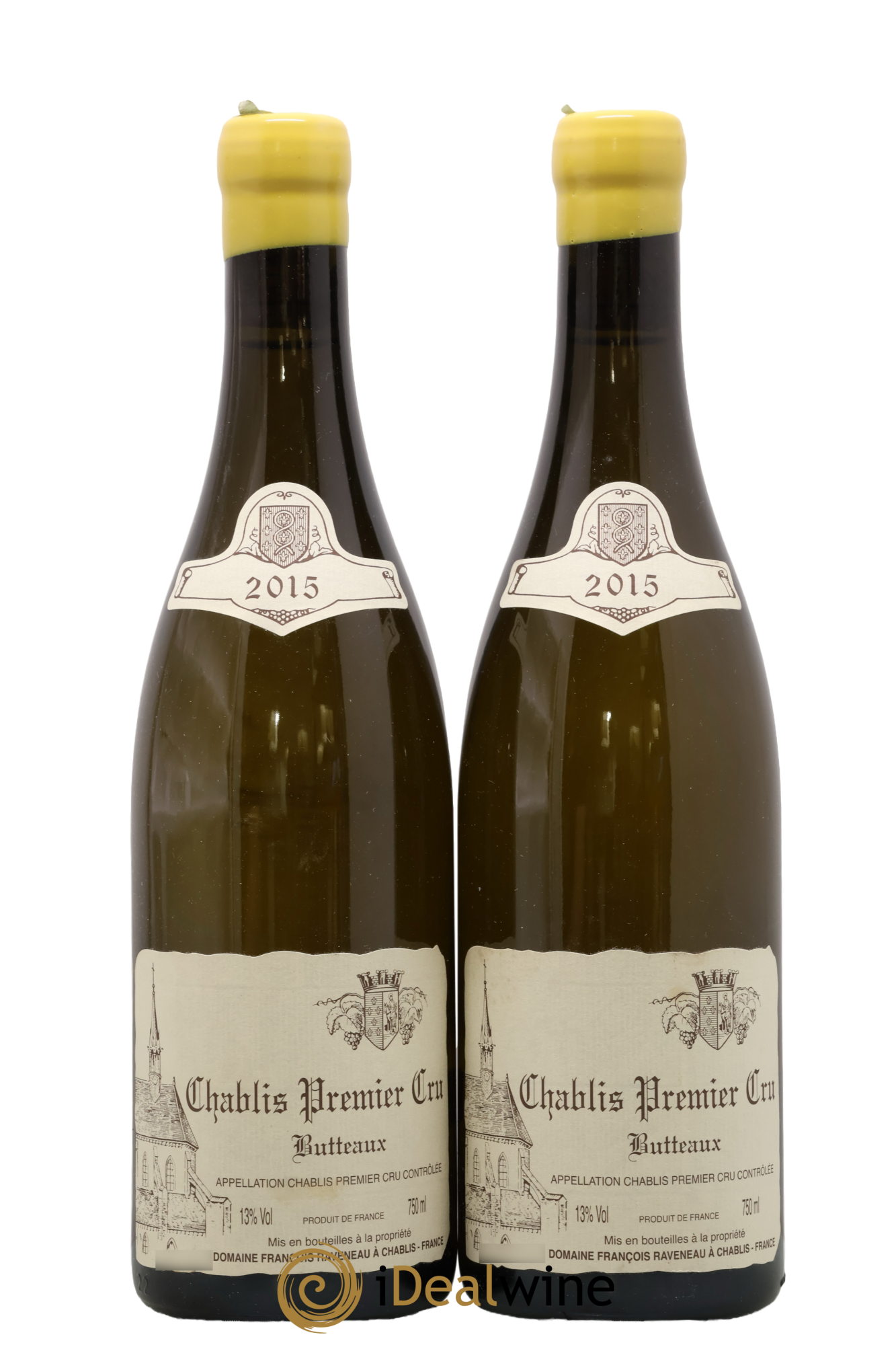 Chablis 1er Cru Butteaux Raveneau (Domaine) 2015 - Lote de 2 botellas - 0