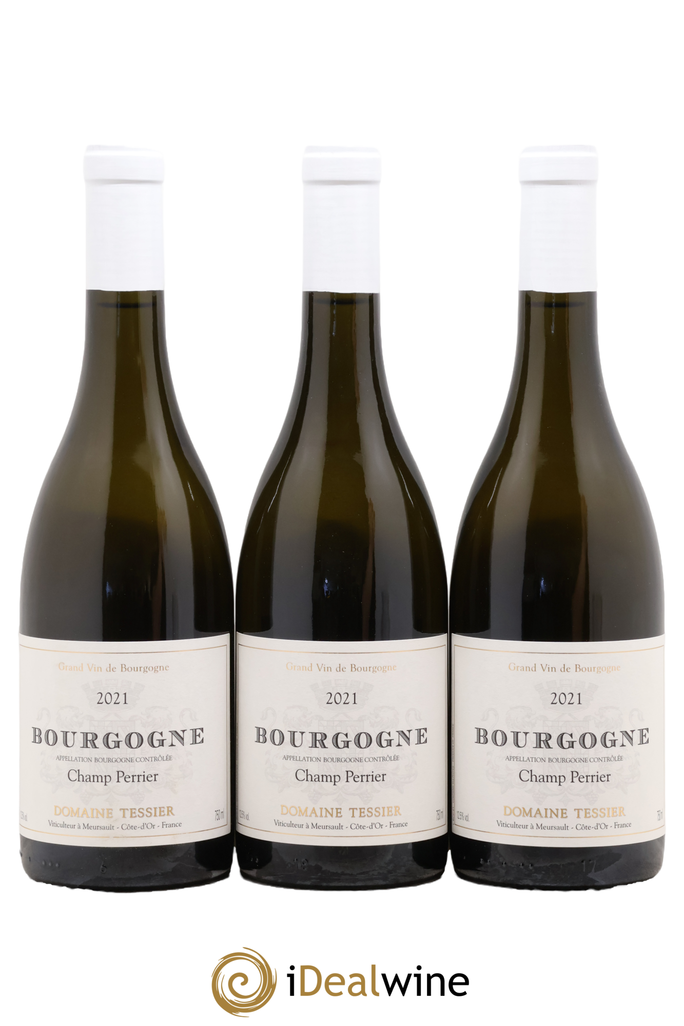 Bourgogne Champ Perrier Tessier 2021 - Lot of 3 bottles - 0