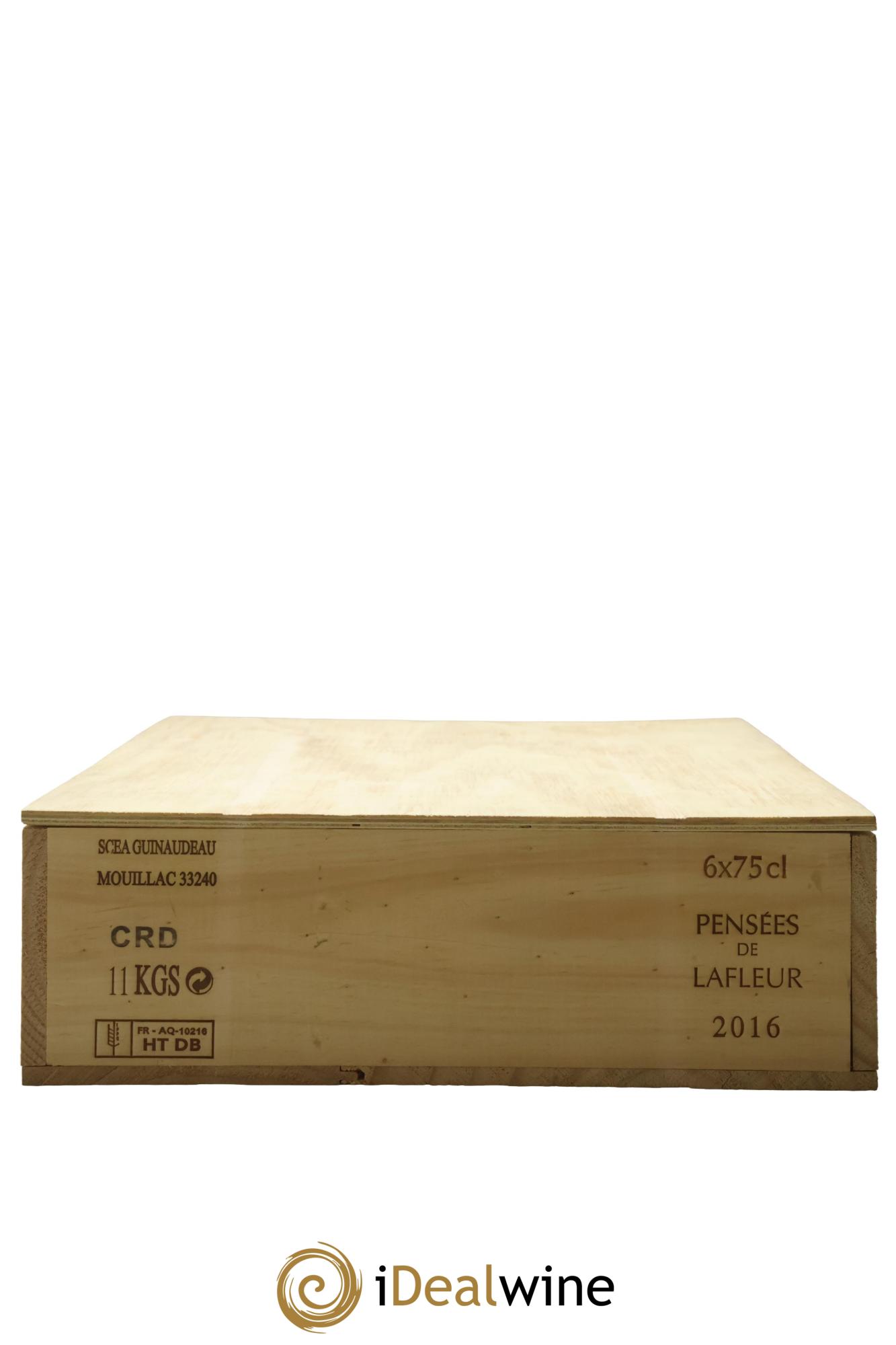 Pensées de Lafleur Second Vin 2016 - Lot of 6 bottles - 3