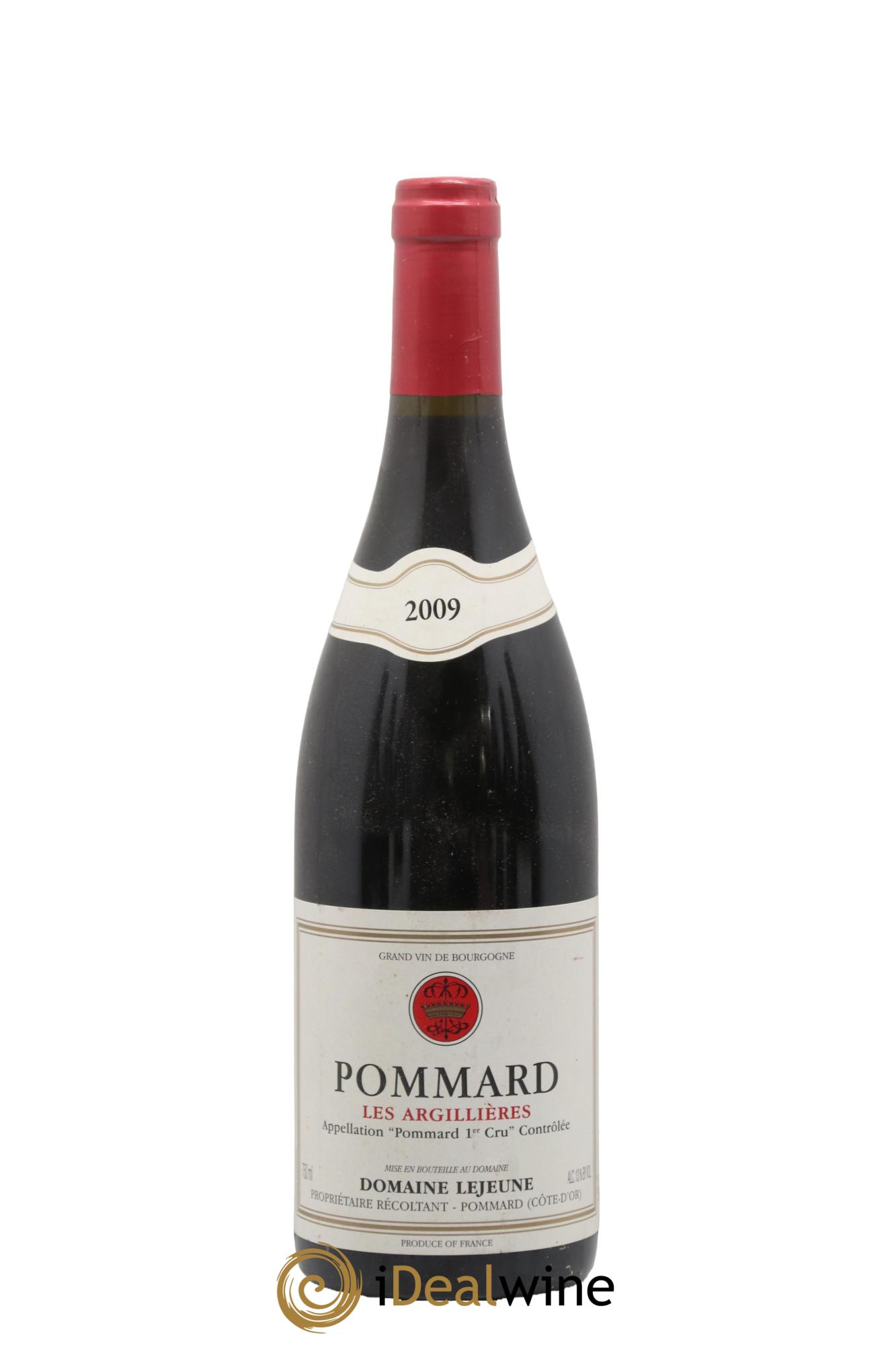Pommard 1er Cru Les Argillières Domaine Lejeune 2009 - Lotto di 1 bottiglia - 0