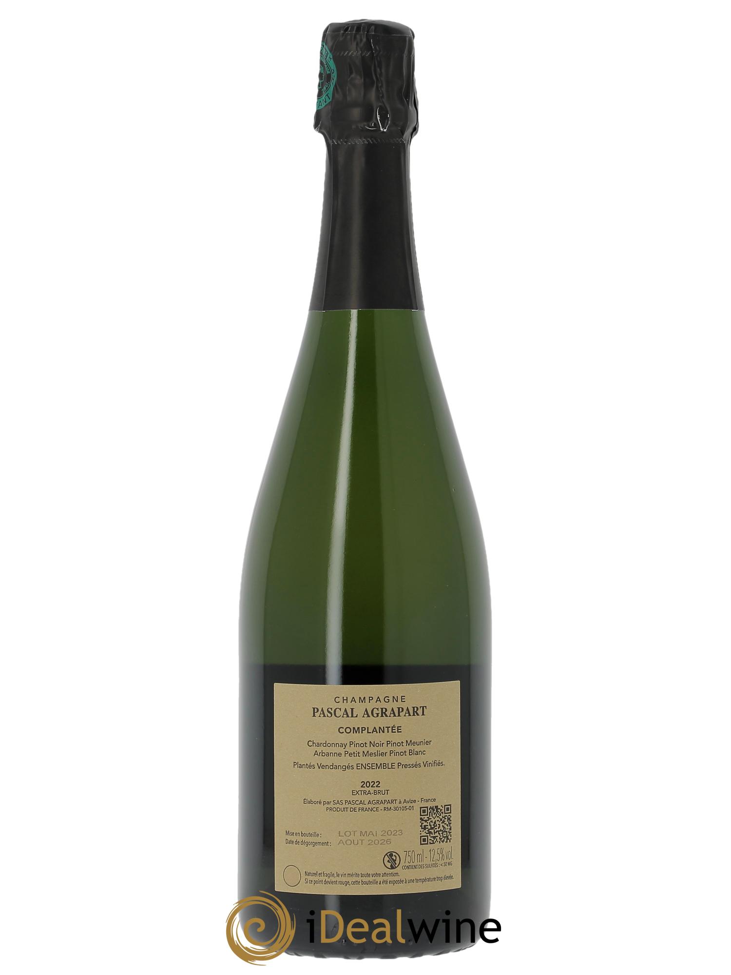 Complantée Extra-Brut Agrapart & Fils  2022 - Lot de 1 bouteille - 1