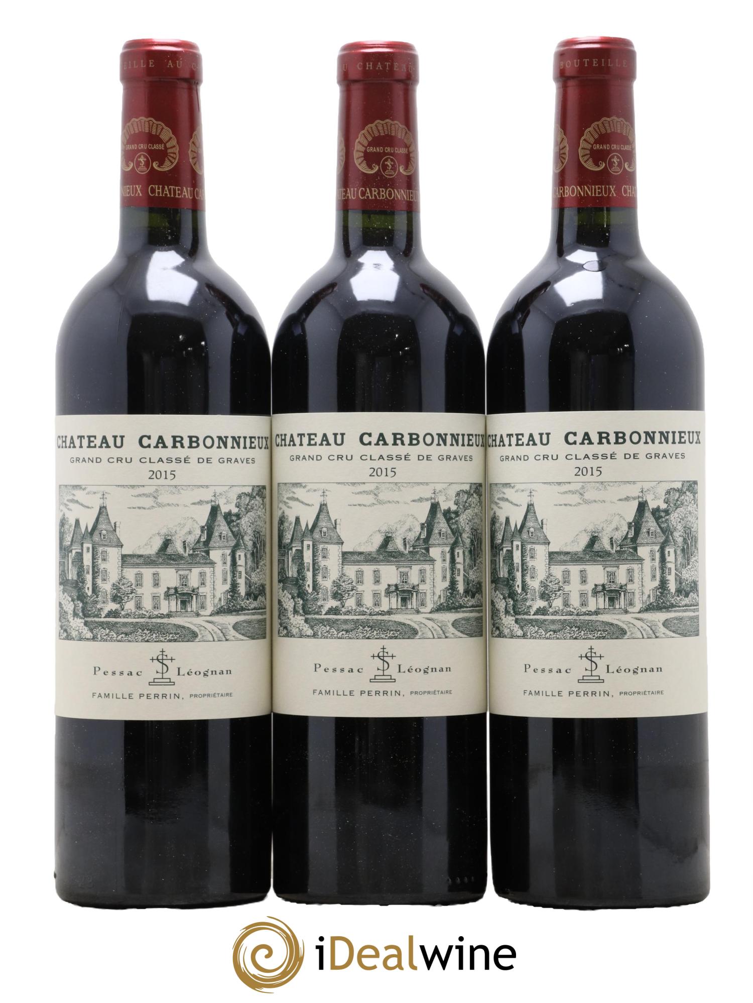 Château Carbonnieux Cru Classé de Graves 2015 - Lot de 6 bouteilles - 1