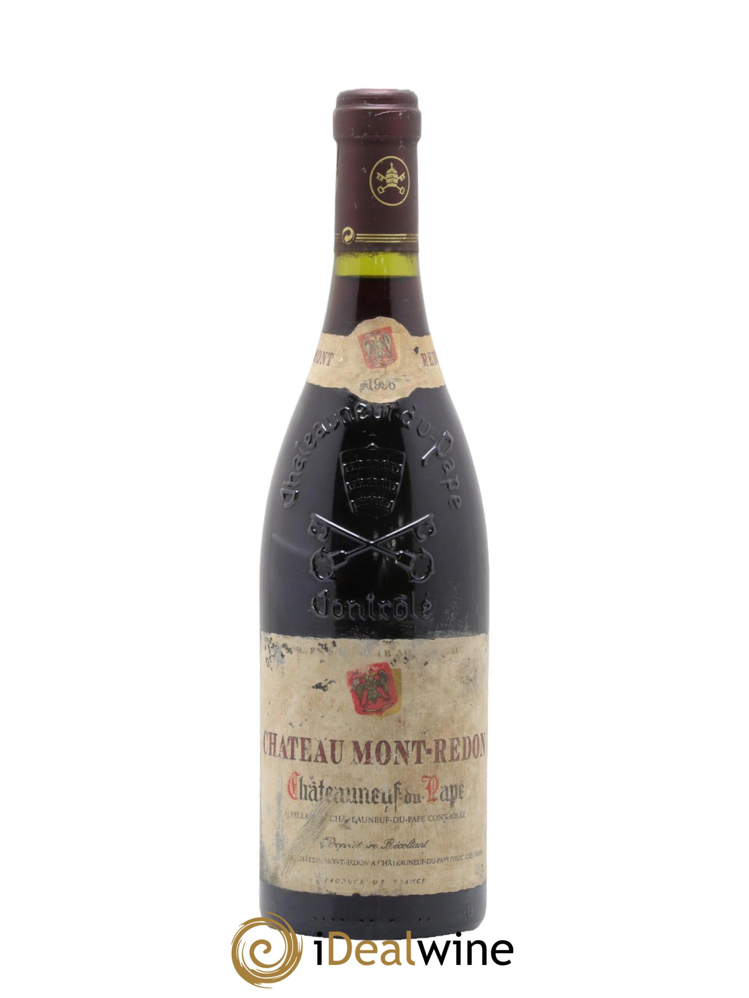 Châteauneuf-du-Pape Château Mont-Redon Famille Abeille-Fabre 1996 - Lot de 1 bouteille - 0