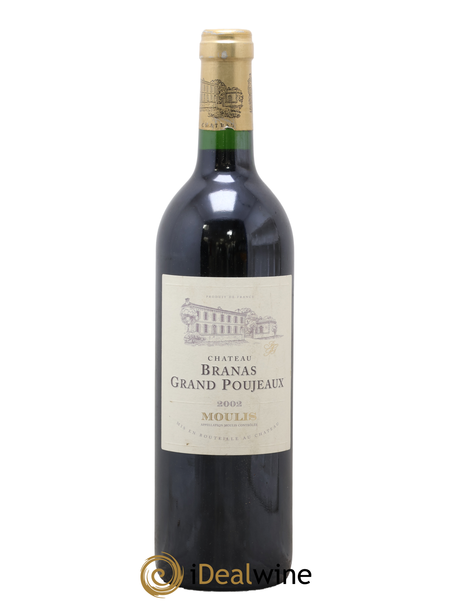 Château Branas Grand Poujeaux Cru Bourgeois 2002 - Lot of 1 bottle - 0