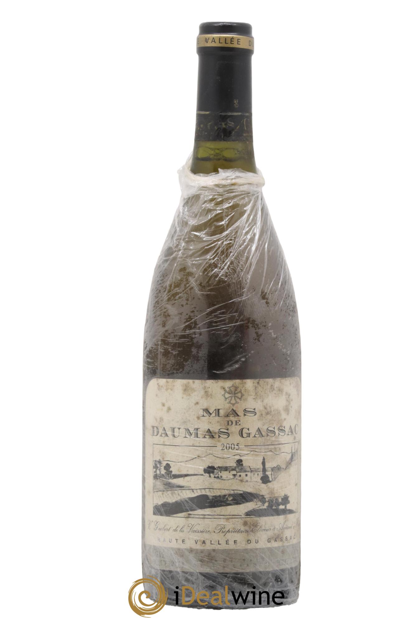 IGP St Guilhem-le-Désert - Cité d'Aniane Mas Daumas Gassac Famille Guibert de La Vaissière 2005 - Lot de 1 bouteille - 0