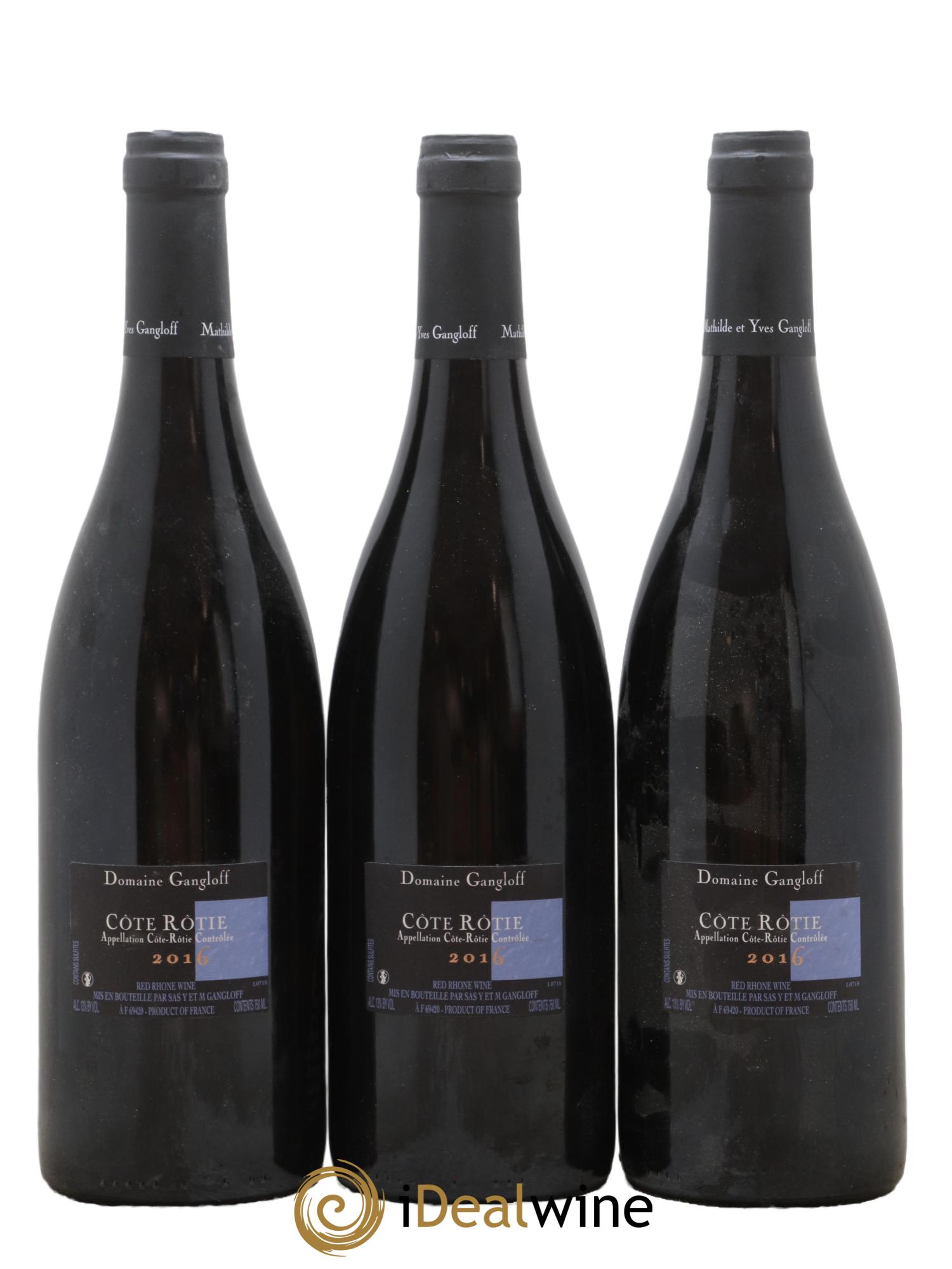 Côte-Rôtie La Barbarine Gangloff (Domaine) 2016 - Lot de 3 bouteilles - 1