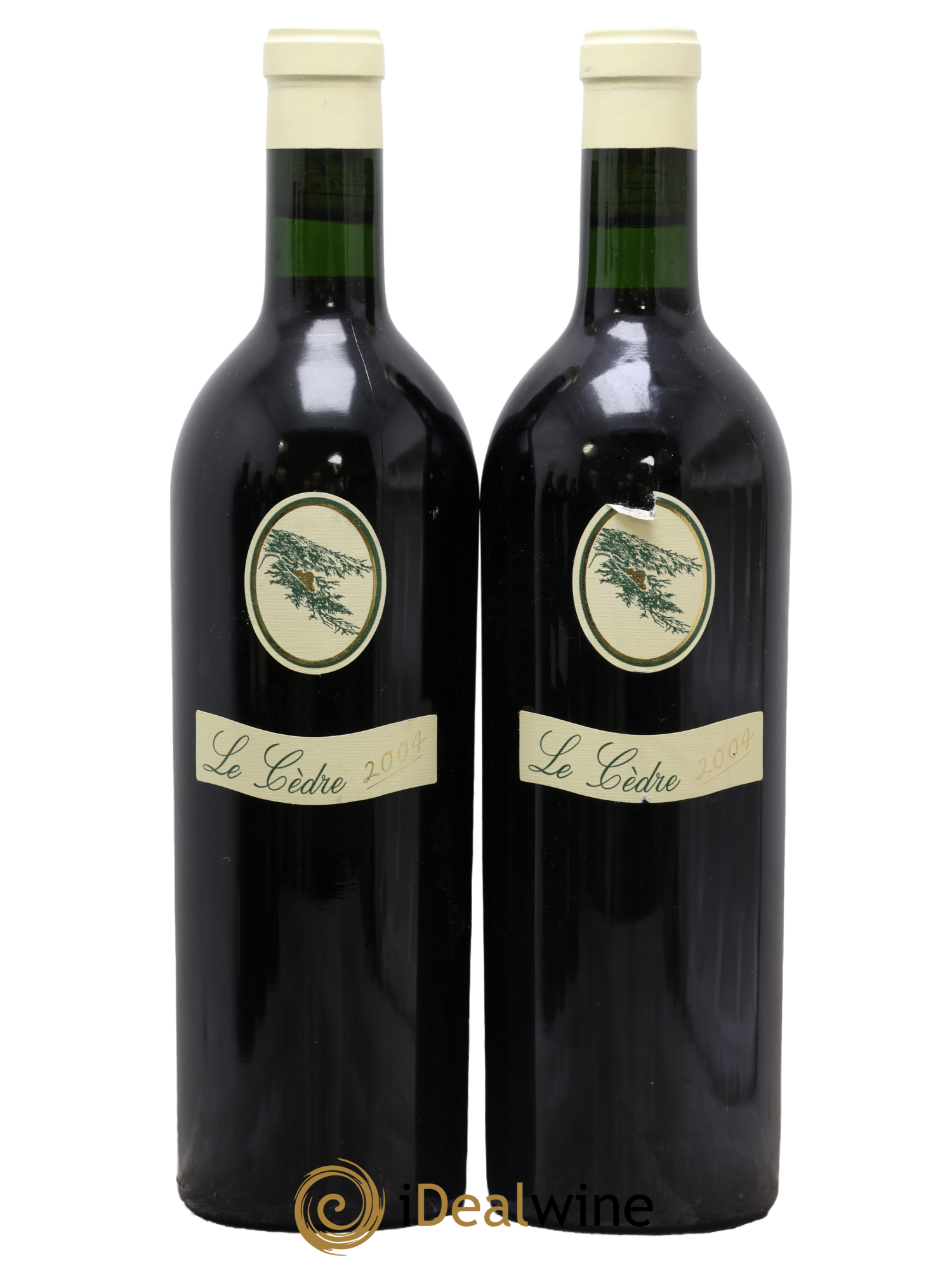 Cahors Château du Cèdre Pascal et Jean-Marc Verhaeghe 2004 - Lot de 2 bouteilles - 0