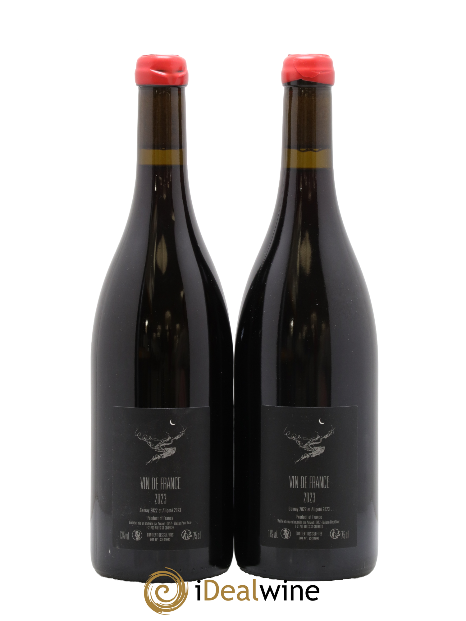 Vin  France Solera Arnaud Lopez 2023 - Lot of 2 bottles - 1