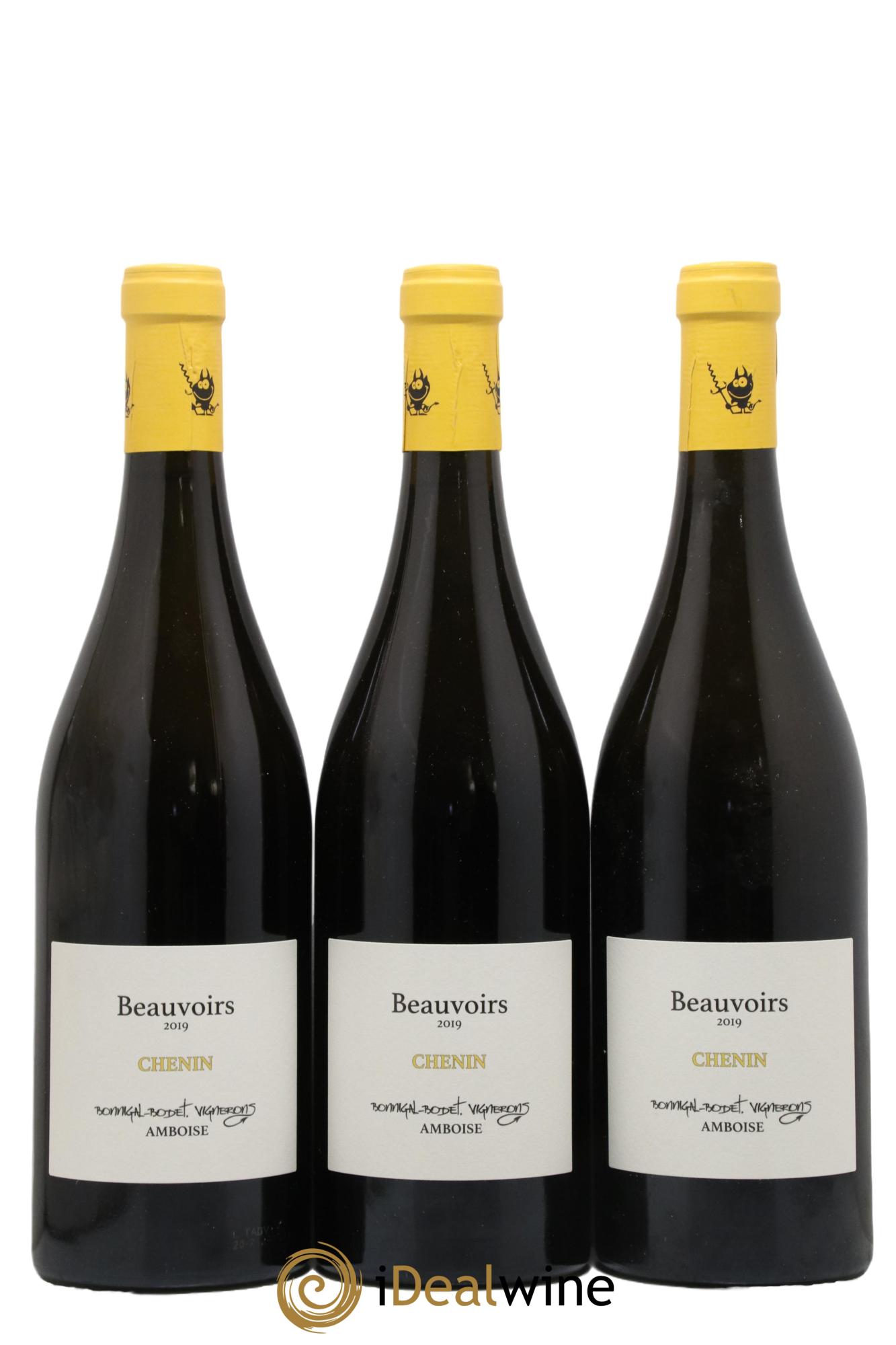 Touraine-Amboise Les Beauvoirs Bonnigal-Bodet 2019 - Lot of 3 bottles - 0