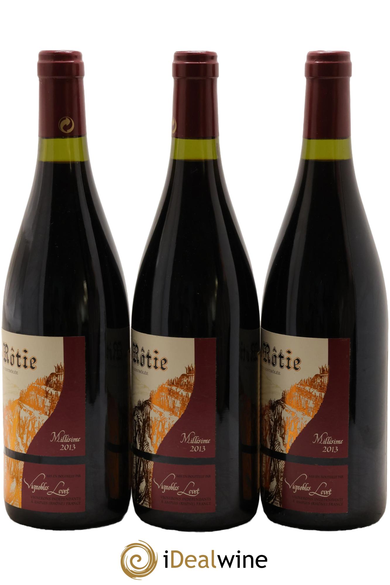 Côte-Rôtie Maestria Vignobles Levet 2013 - Lot de 3 bouteilles - 1
