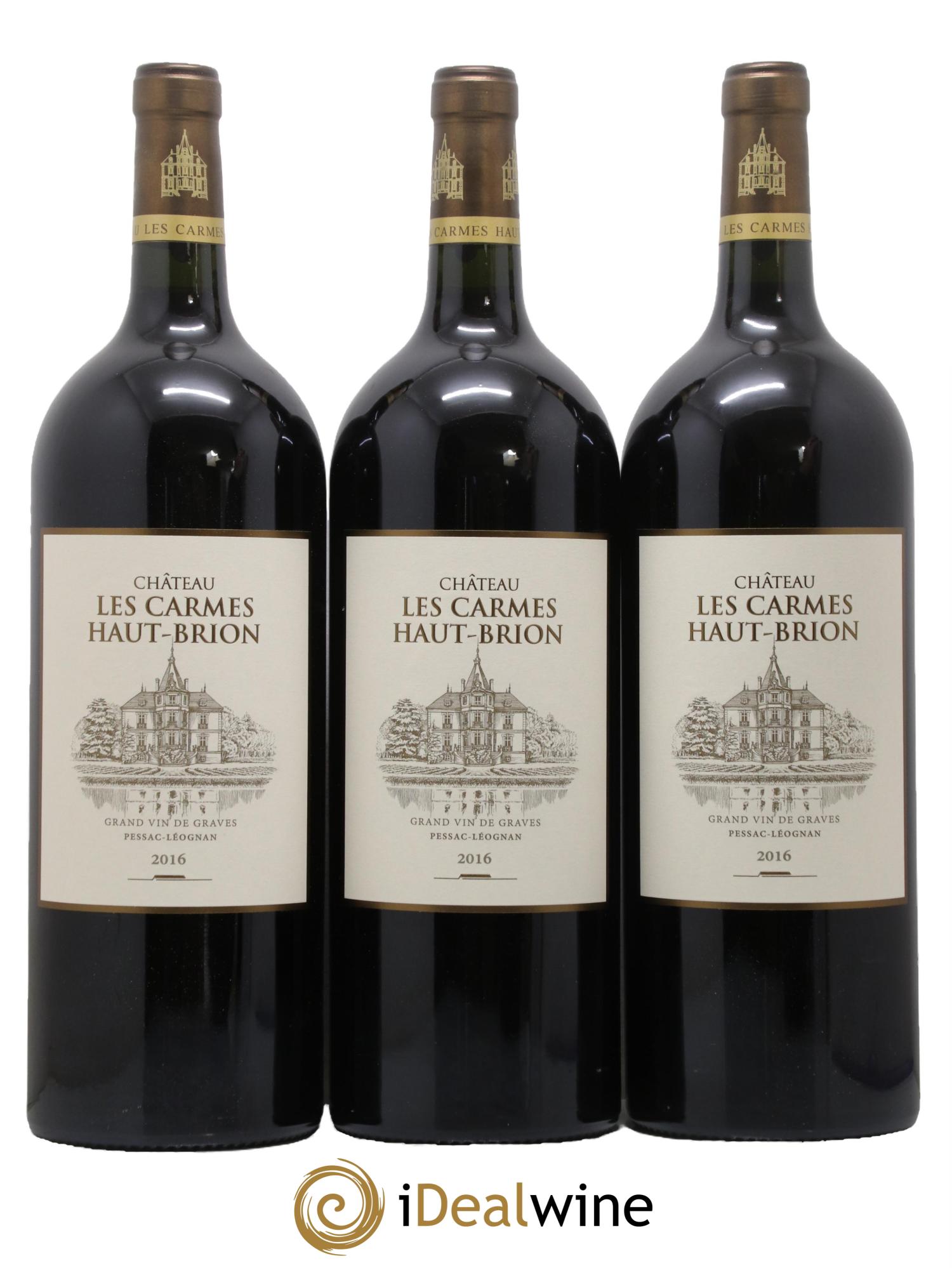 Château Les Carmes Haut-Brion 2016 - Lot de 3 magnums - 0