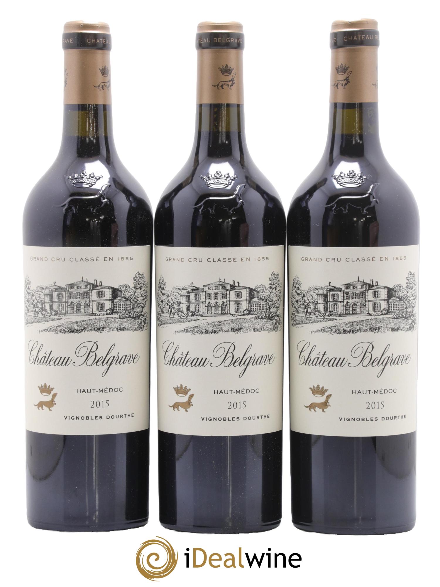 Château Belgrave 5ème Grand Cru Classé 2015 - Lot de 6 bouteilles - 2