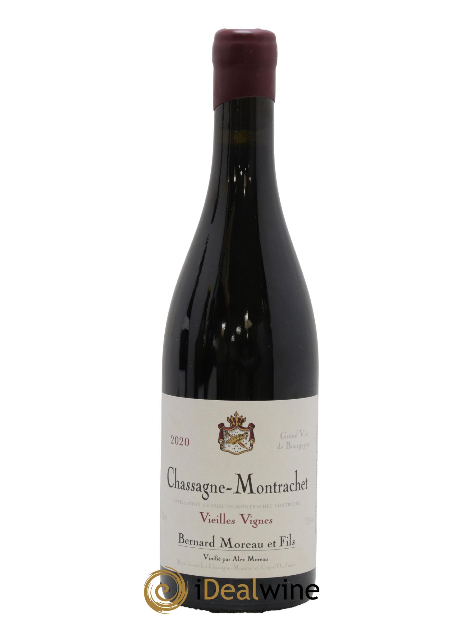 Chassagne-Montrachet Vieilles Vignes Bernard Moreau et Fils (Domaine) 2020 - Lot de 1 bouteille - 0