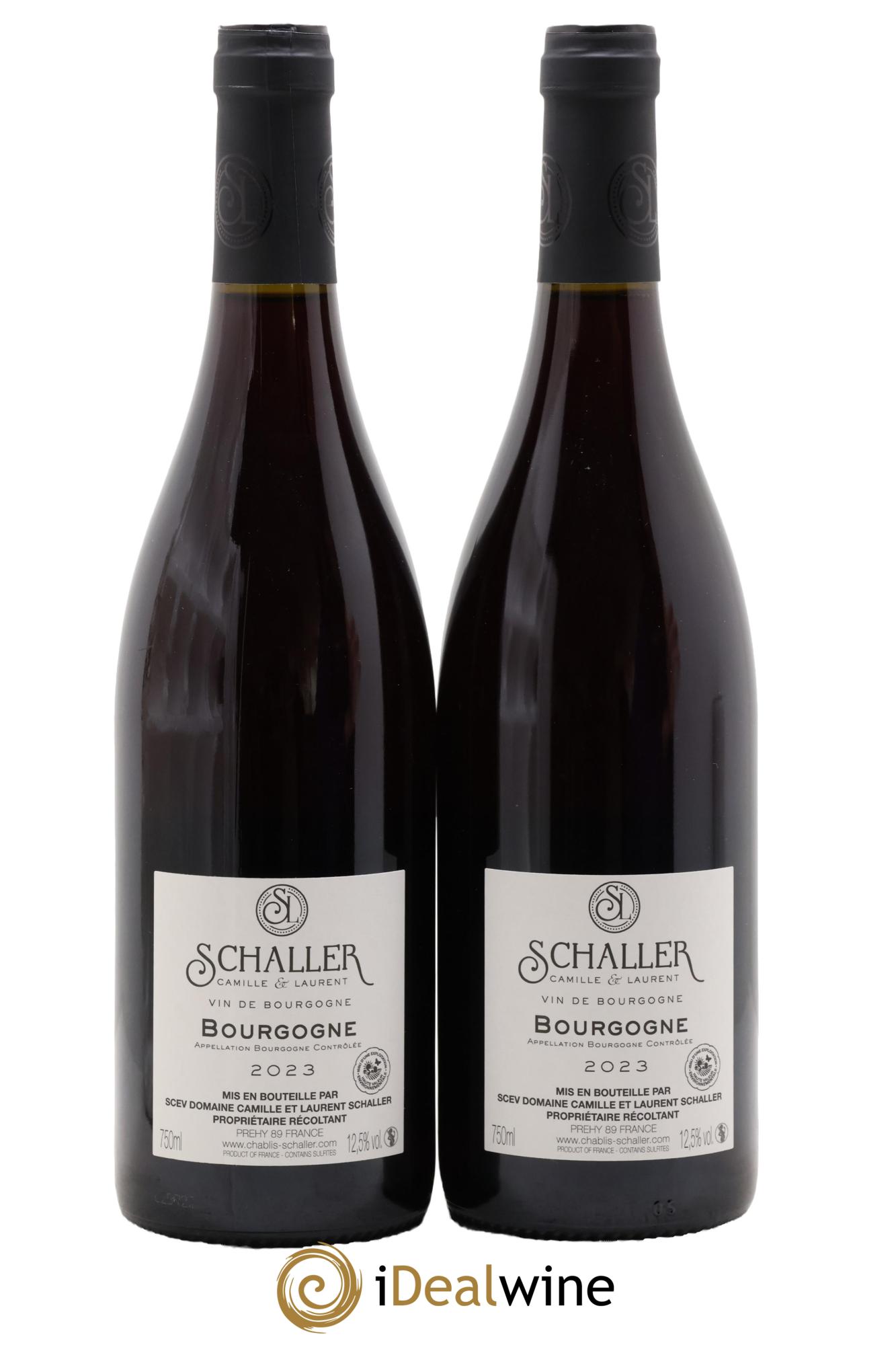 Bourgogne Pinot Noir Camille & Laurent Schaller 2023 - Lotto di 2 bottiglie - 1