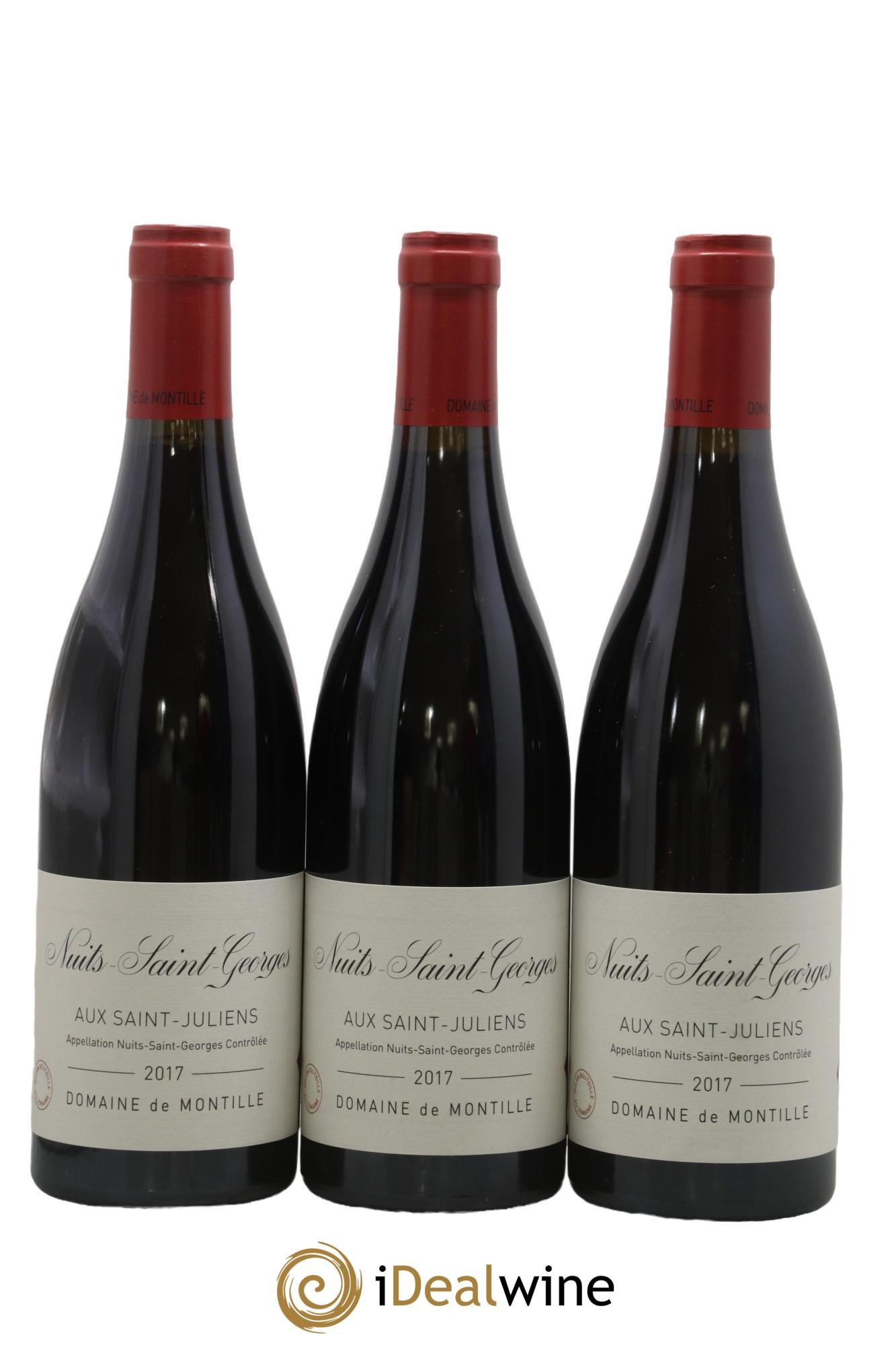 Nuits-Saint-Georges Aux Saints-Juliens De Montille (Domaine) 2017 - Lot de 3 bouteilles - 0