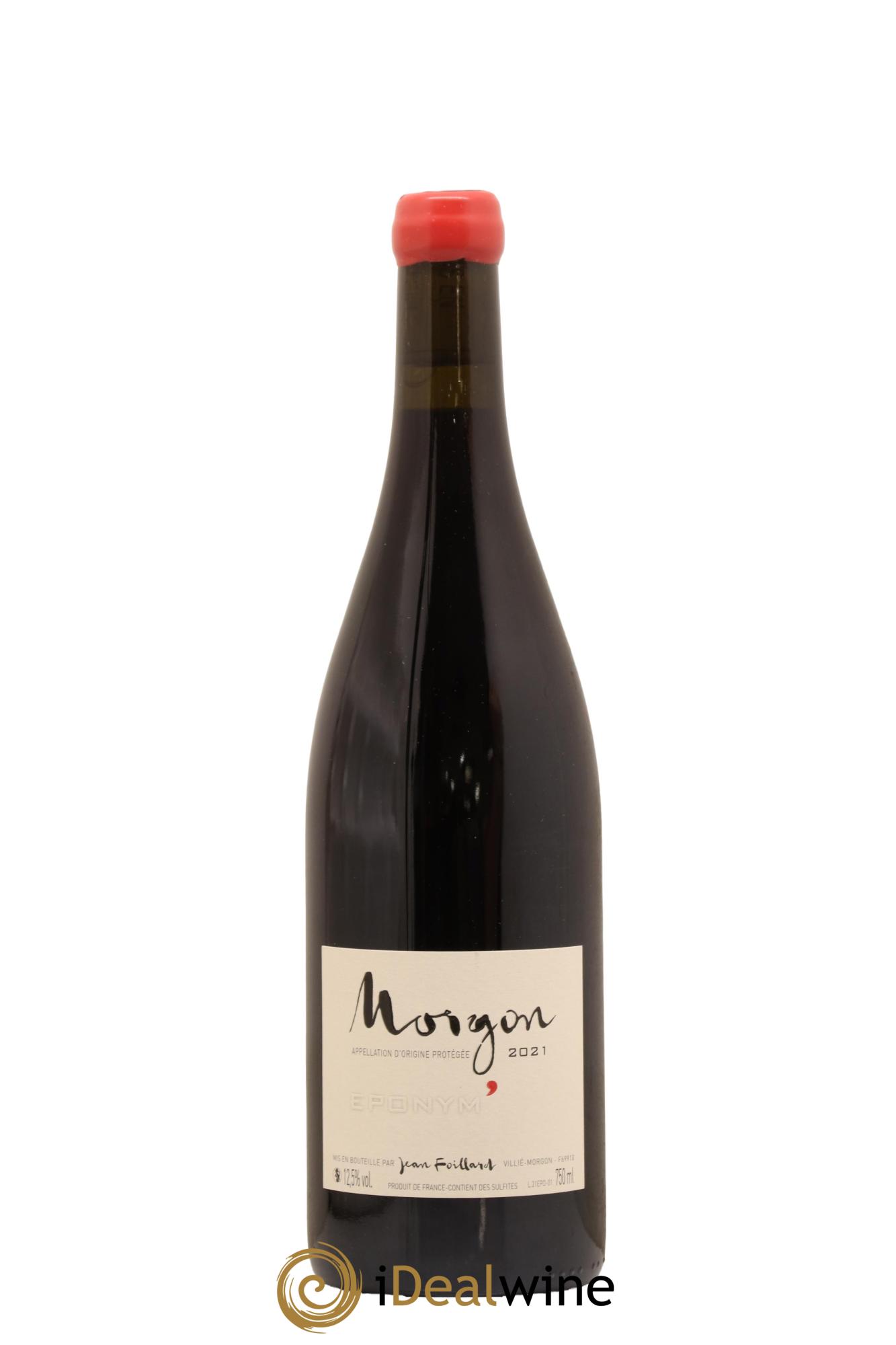 Morgon Eponym' Jean Foillard 2021 - Lot de 1 bouteille - 0