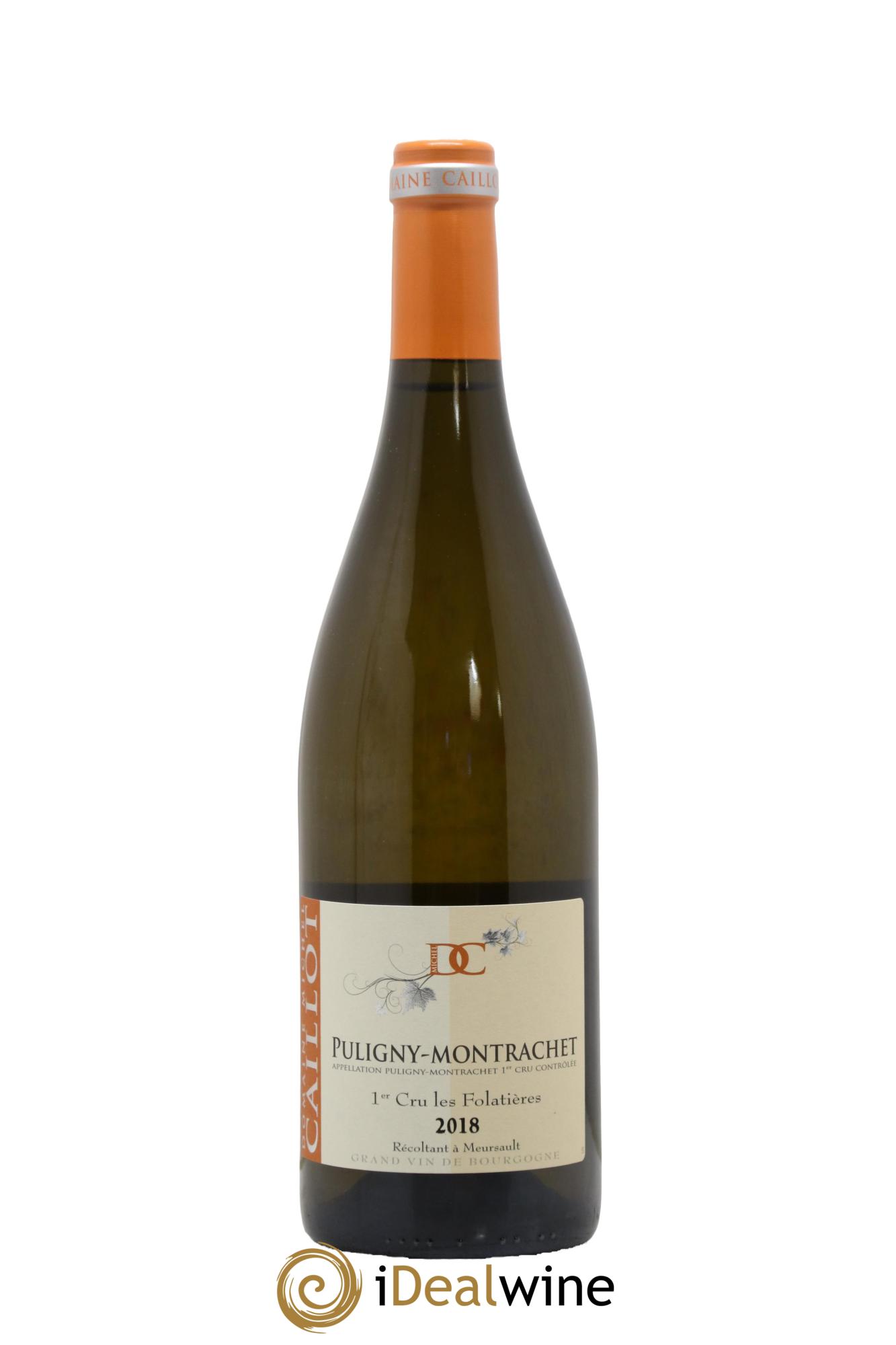 Puligny-Montrachet 1er Cru Les Folatières Michel Caillot 2018 - Lot de 1 bouteille - 0