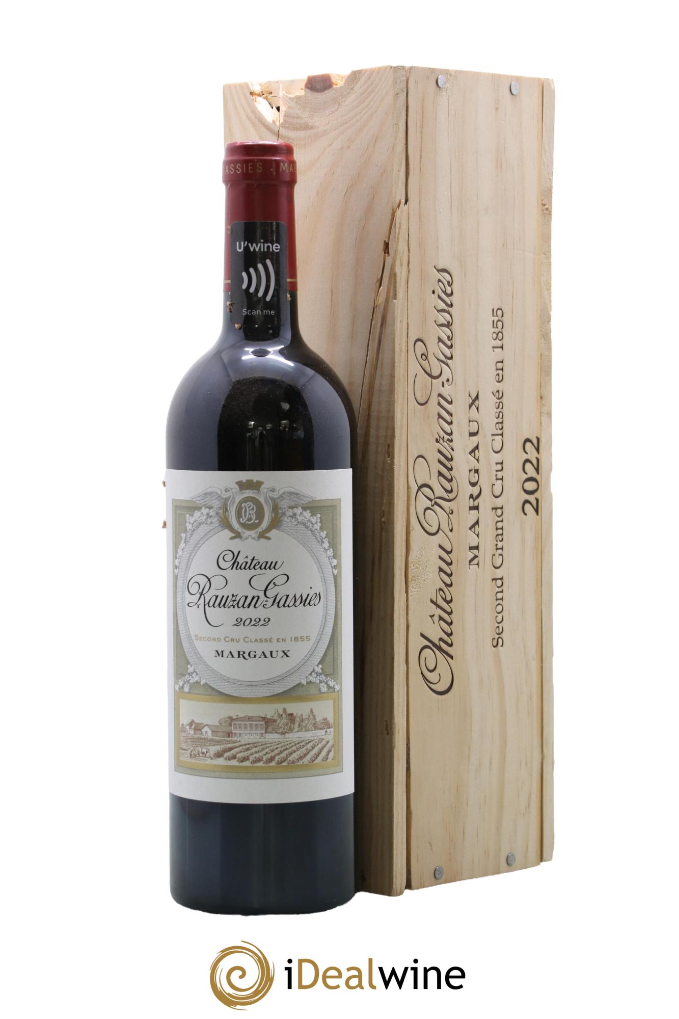 Château Rauzan-Gassies 2ème Grand Cru Classé 2022 - Posten von 1 Flasche - 0