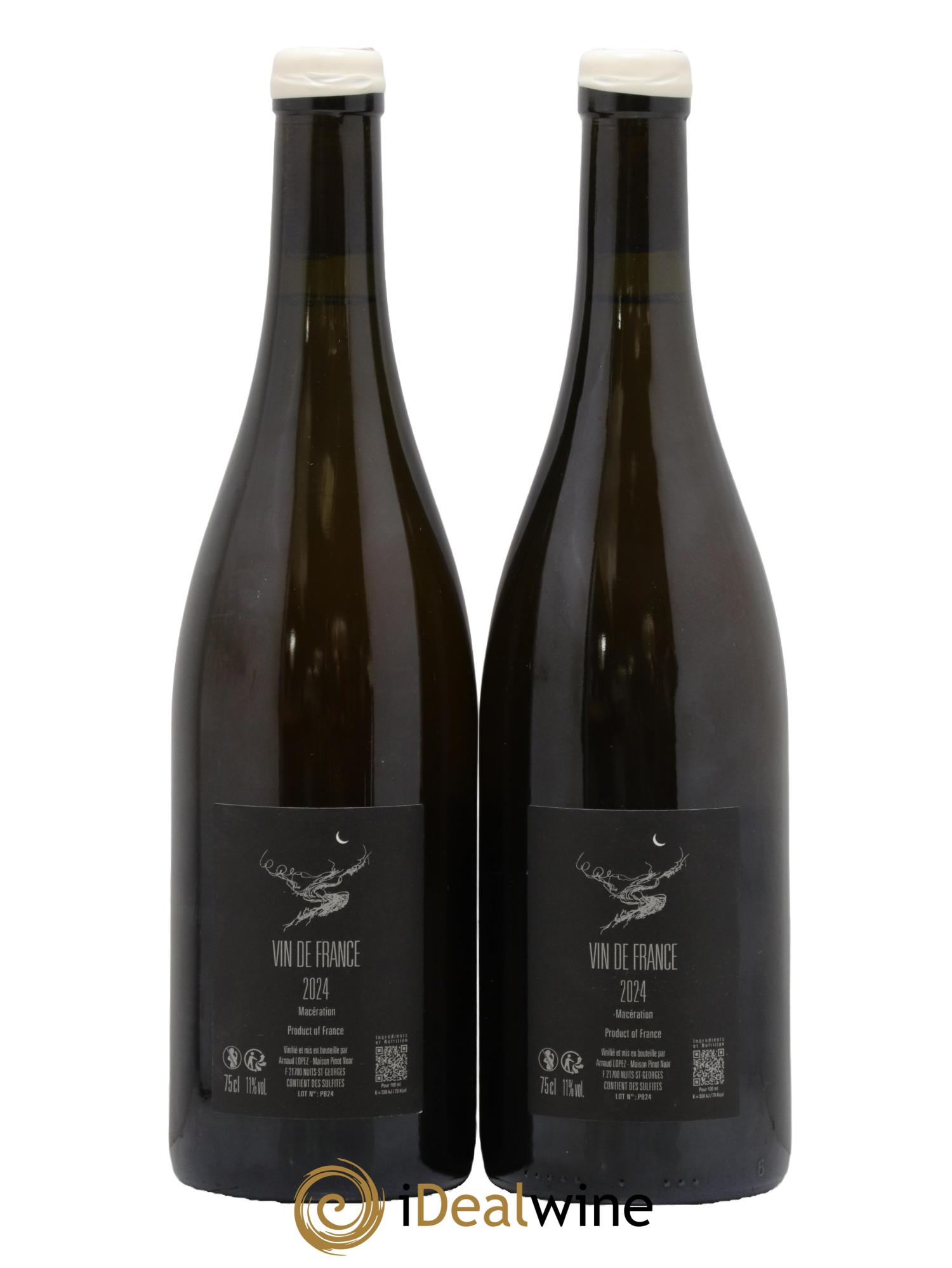 Vin de France Pinot Blanc Arnaud Lopez 2024 - Lot of 2 bottles - 1