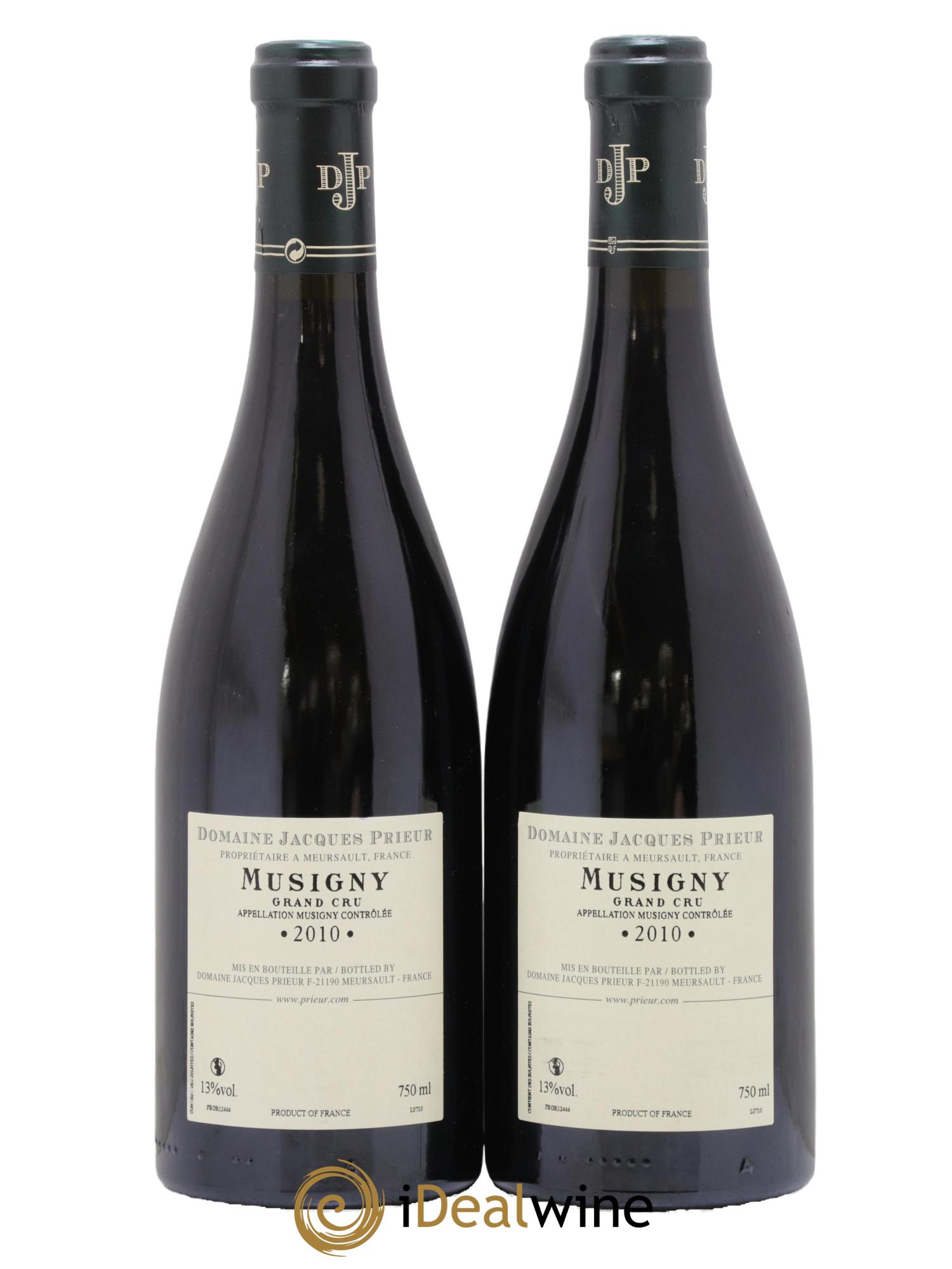 Musigny Grand Cru Jacques Prieur (Domaine) 2010 - Lotto di 2 bottiglie - 1