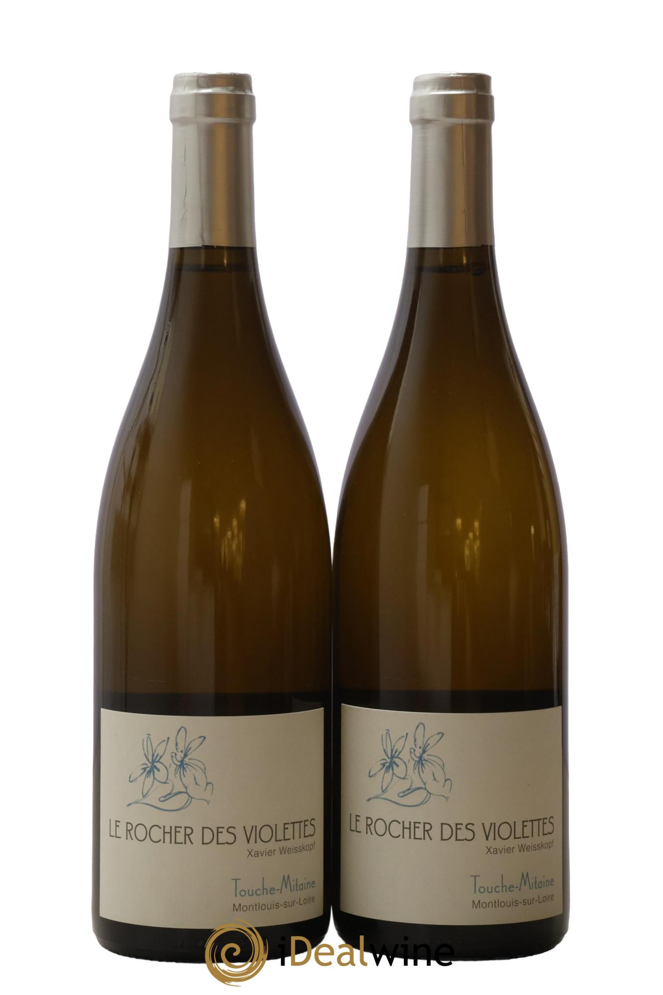 Montlouis-sur-Loire Touche Mitaine Le Rocher des Violettes 2022 - Posten von 2 Flaschen - 0