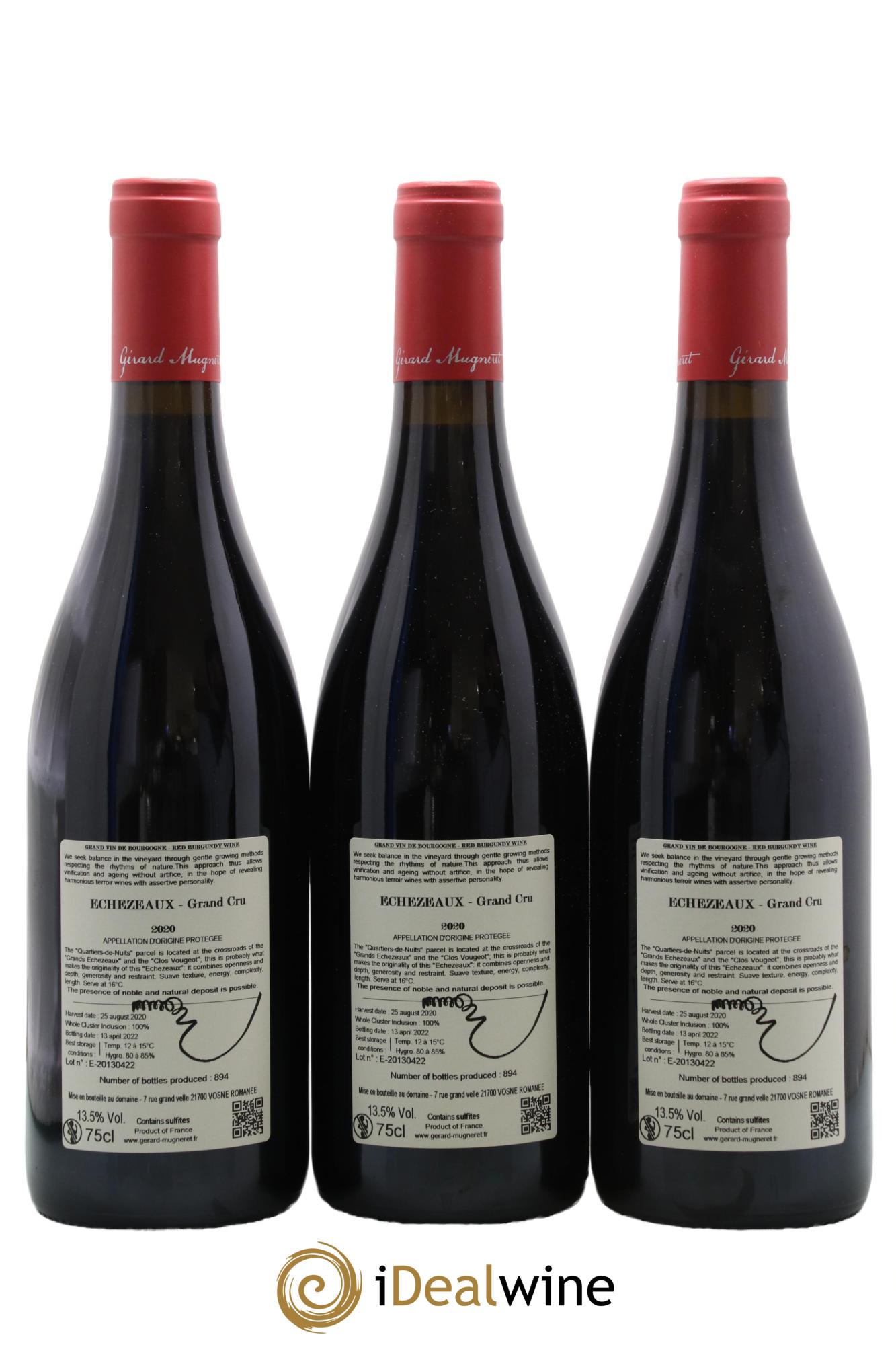 Echezeaux Grand Cru Gérard Mugneret 2020 - Posten von 3 Flaschen - 1