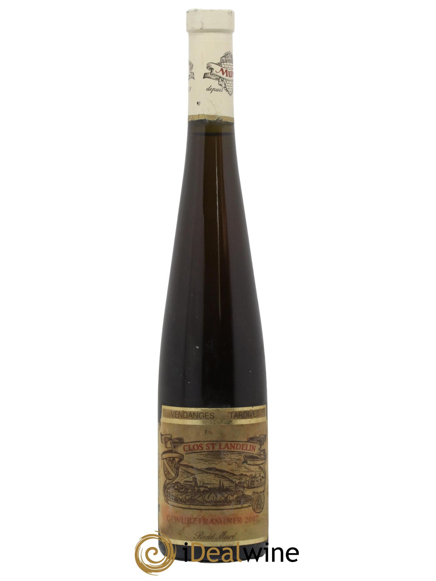 Alsace Grand Cru Vorbourg Gewurztraminer Vendanges Tardives Clos Saint Landelin Muré 2007 - Lot de 1 format 50cl - 0
