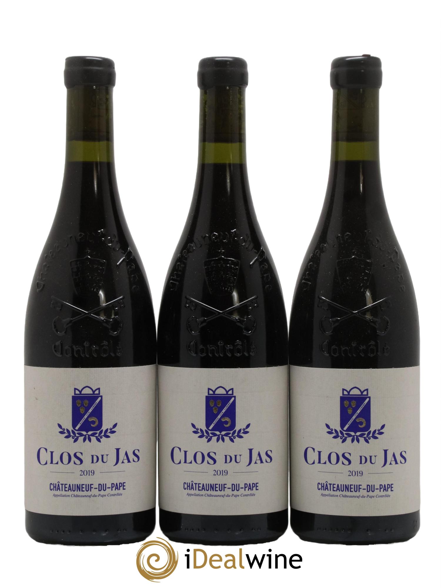 Châteauneuf-du-Pape Clos du Jas 2019 - Lot de 3 bouteilles - 0