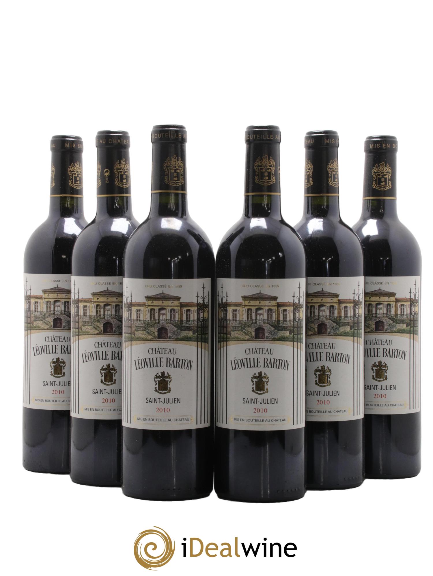 Château Léoville Barton 2ème Grand Cru Classé 2010 - Lot de 6 bouteilles - 0