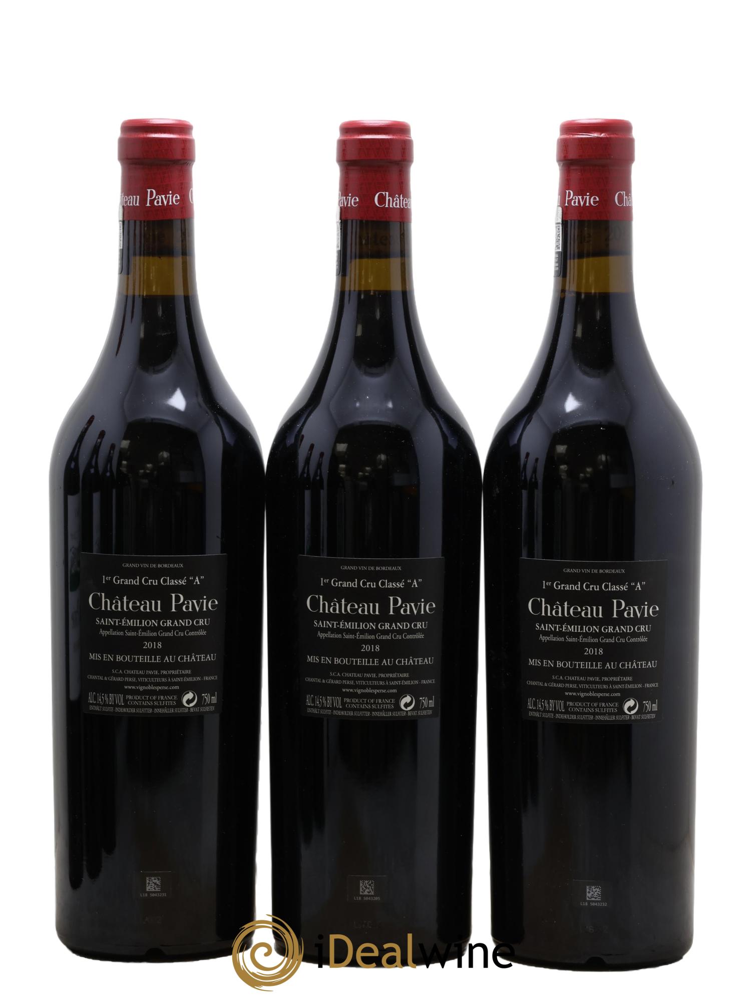 Château Pavie 1er Grand Cru Classé A 2018 - Lot of 6 bottles - 2