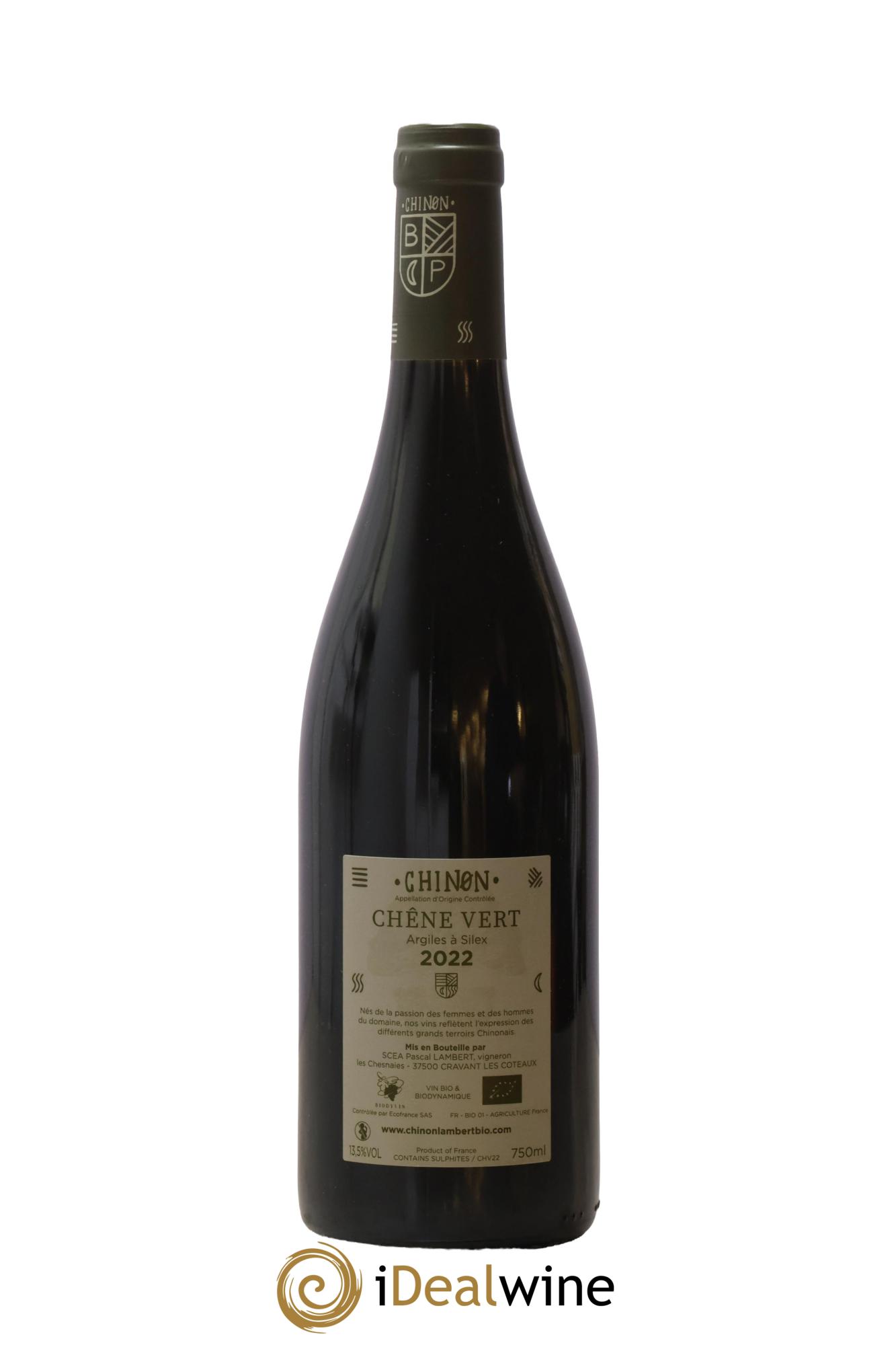 Chinon Cuvée Chêne Vert Domaine Lambert 2022 - Lot de 1 bouteille - 1