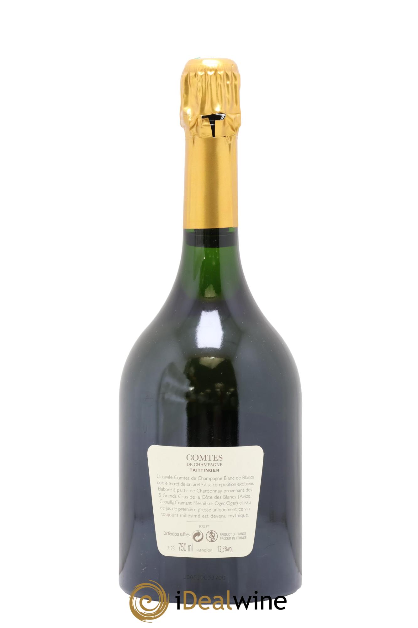 Comtes de Champagne Taittinger 2008 - Lot de 1 bouteille - 1