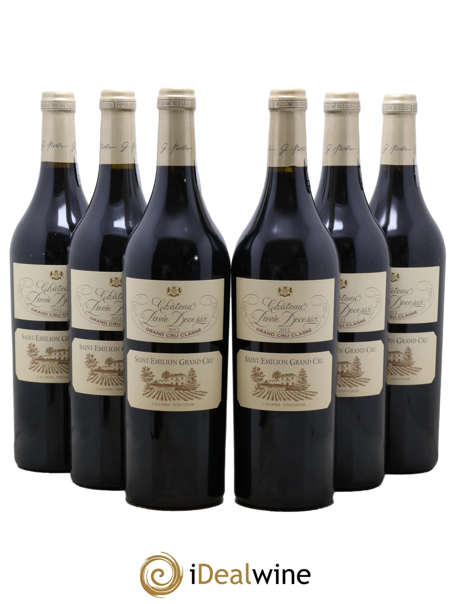 Château Pavie Decesse Grand Cru Classé  2012 - Lot de 6 bouteilles - 0