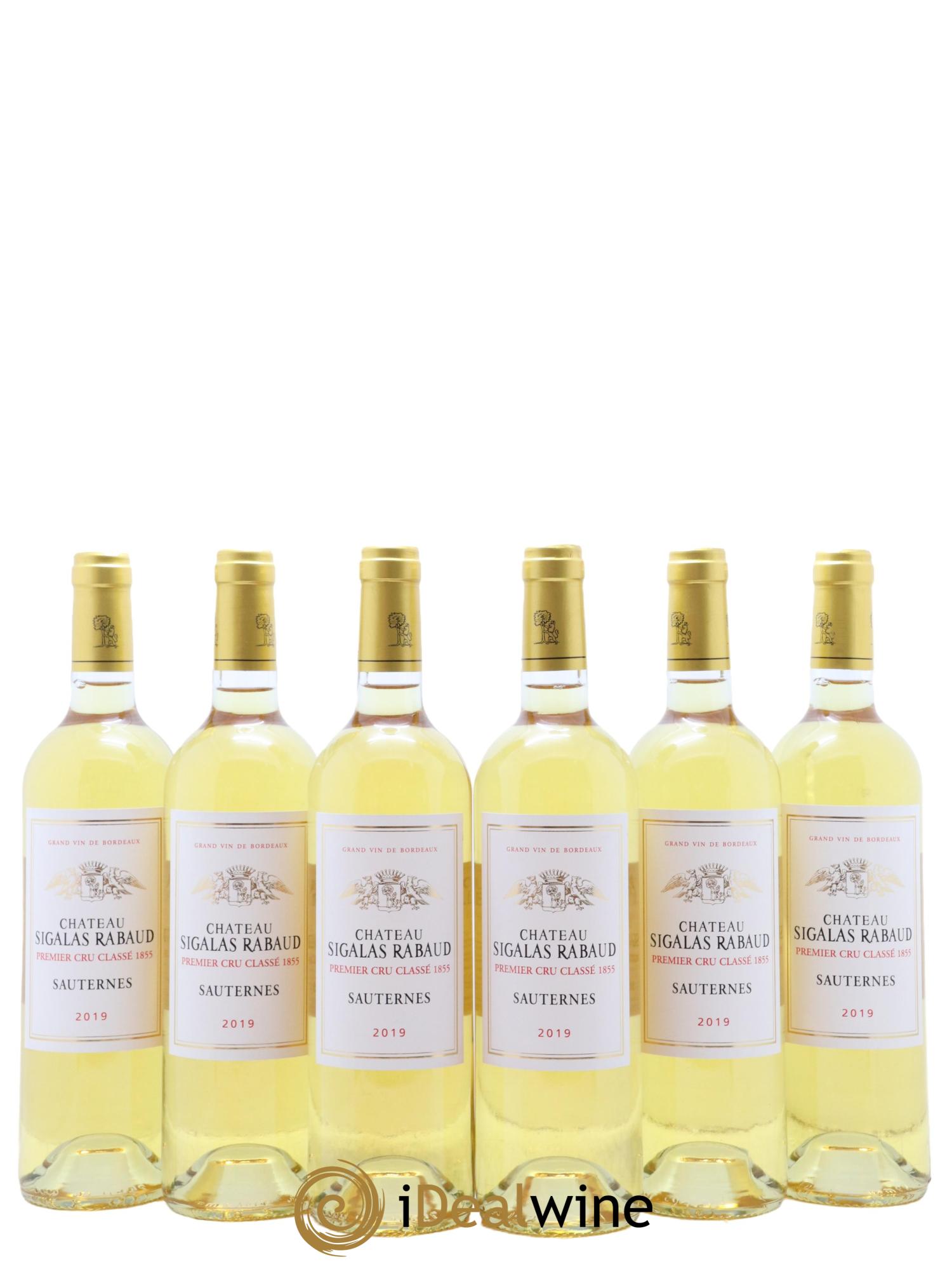 Château Sigalas Rabaud 1er Grand Cru Classé 2019 - Lotto di 6 bottiglie - 0