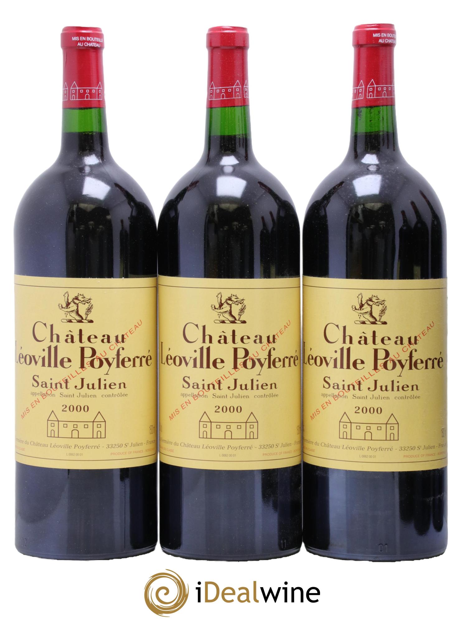 Château Léoville Poyferré 2ème Grand Cru Classé 2000 - Lot of 6 magnums - 1
