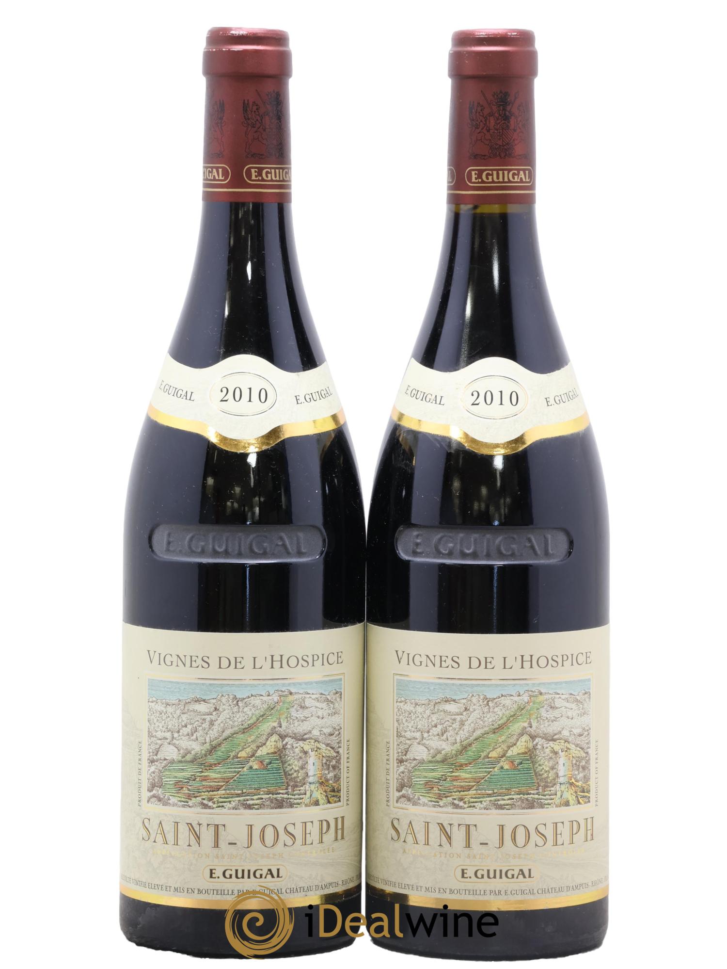Saint-Joseph Vignes de l'Hospice Guigal 2010 - Lot de 2 bouteilles - 0