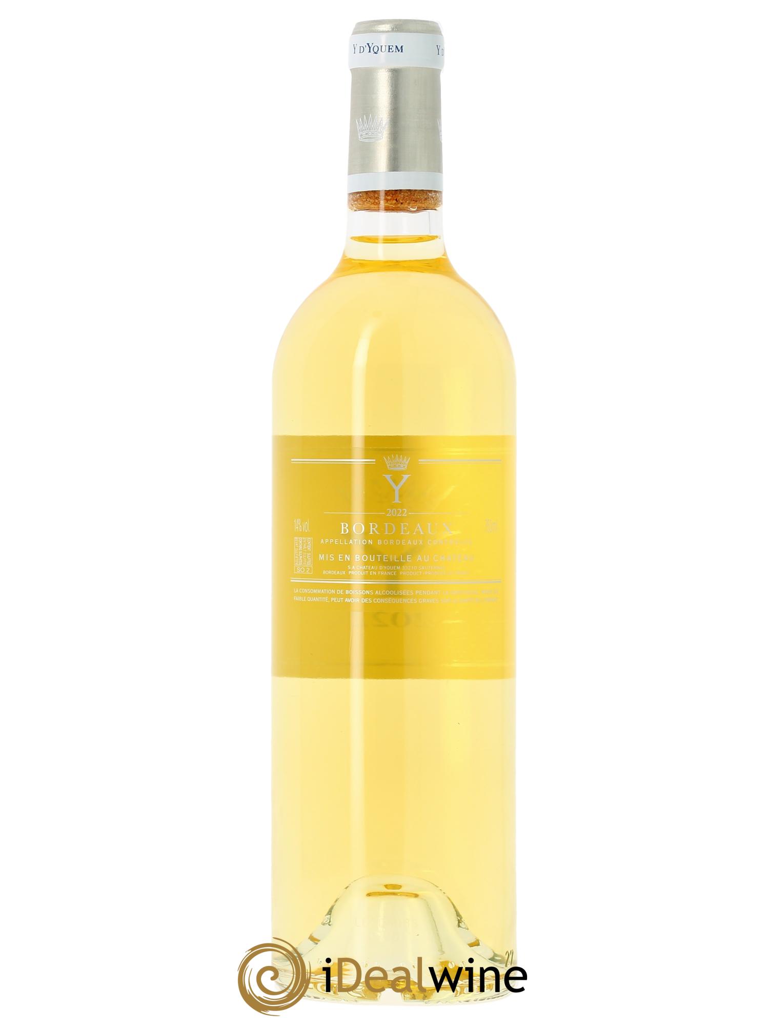 Y de Yquem (CBO a partir de 6 bts) 2022 - Lot de 1 bouteille - 1