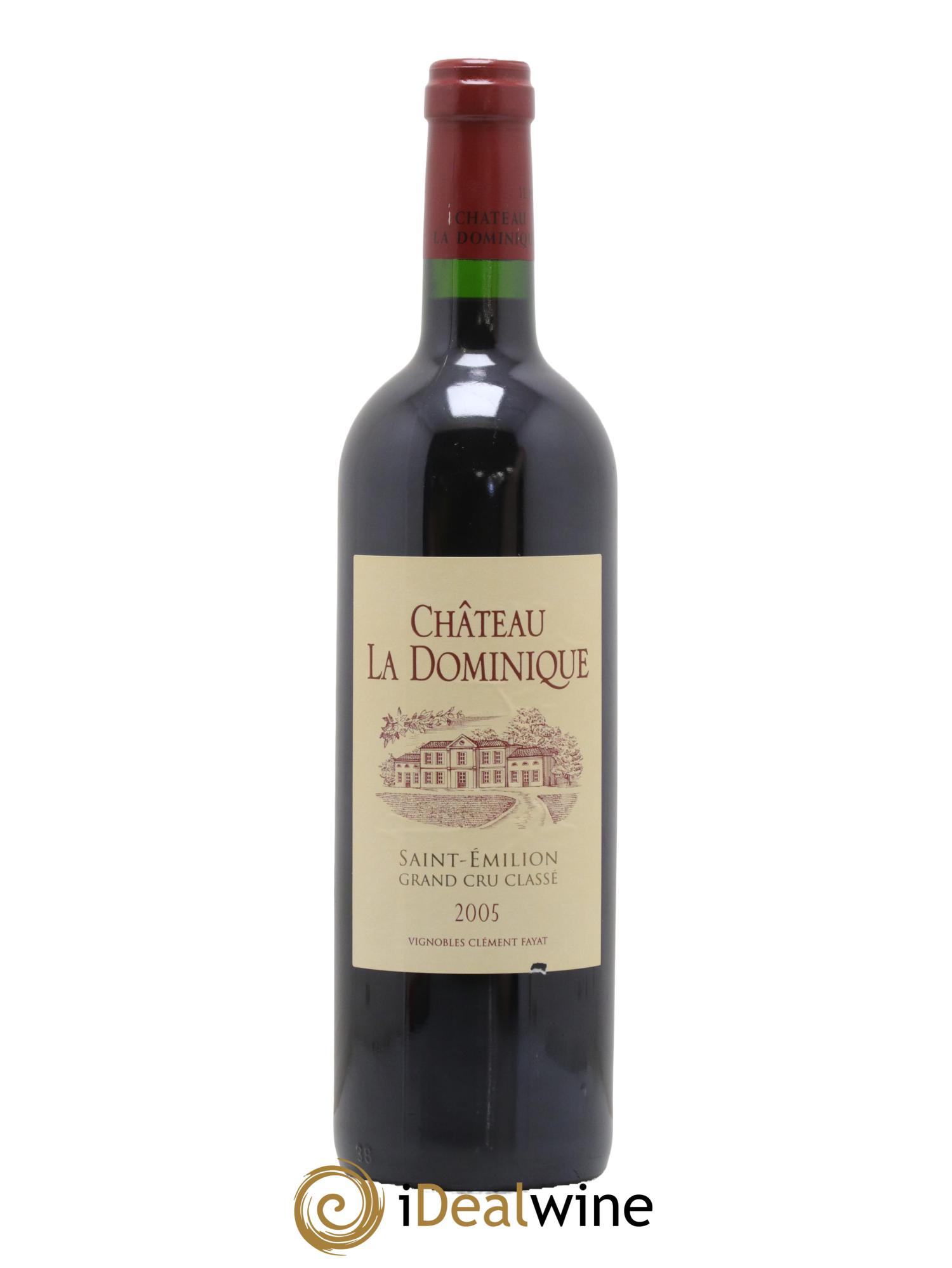 Château la Dominique Grand Cru Classé 2005 - Lot de 1 bouteille - 0