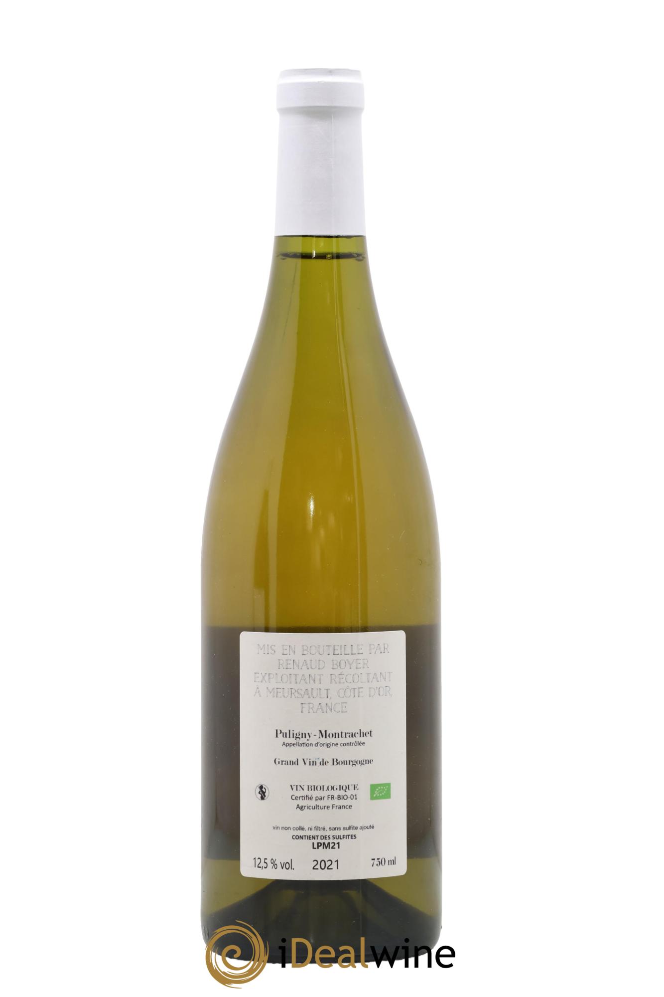 Puligny-Montrachet Les Reuchaux Renaud Boyer 2021 - Lot of 1 bottle - 1