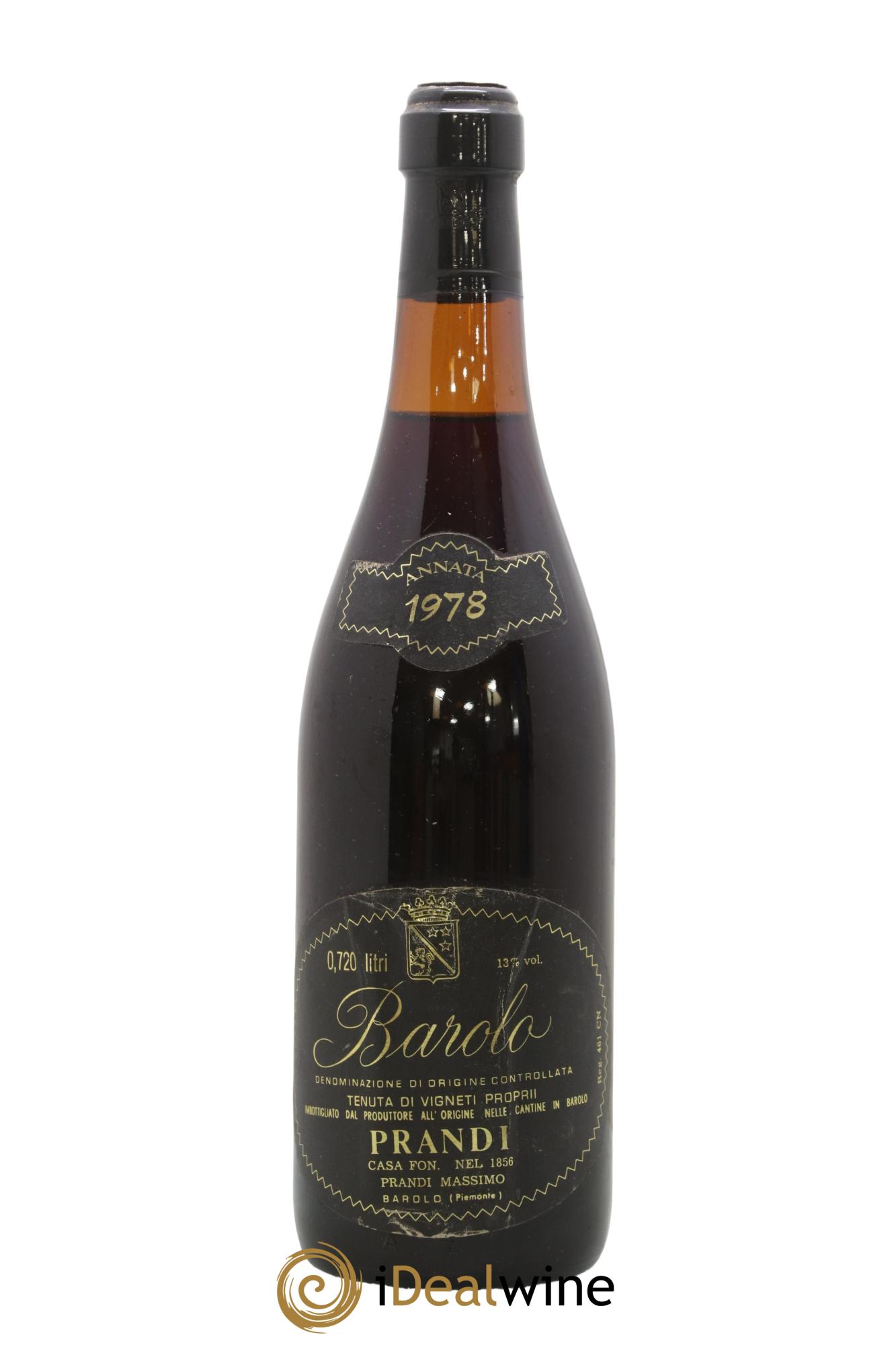 Barolo DOCG Prandi 1978 - Lot of 1 bottle - 0