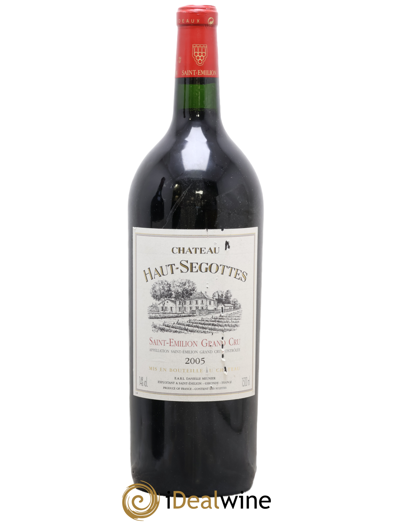 Saint-Émilion Grand Cru Château Haut-Segottes 2005 - Lot de 1 magnum - 0