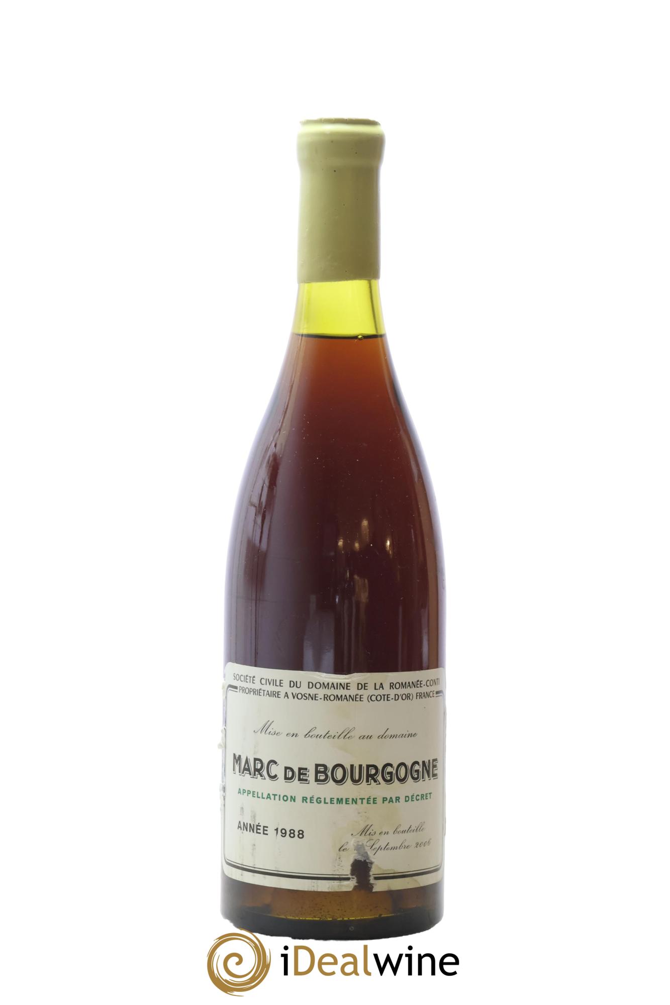 Marc de Bourgogne Domaine de la Romanée-Conti 1988 - Posten von 1 Flasche - 0