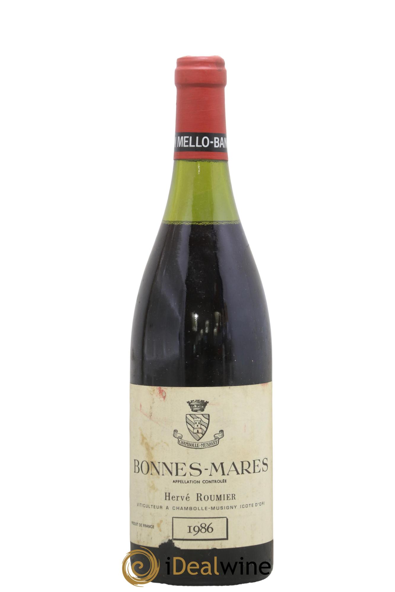 Bonnes-Mares Grand Cru Hervé Roumier 1986 - Lot de 1 bouteille - 0